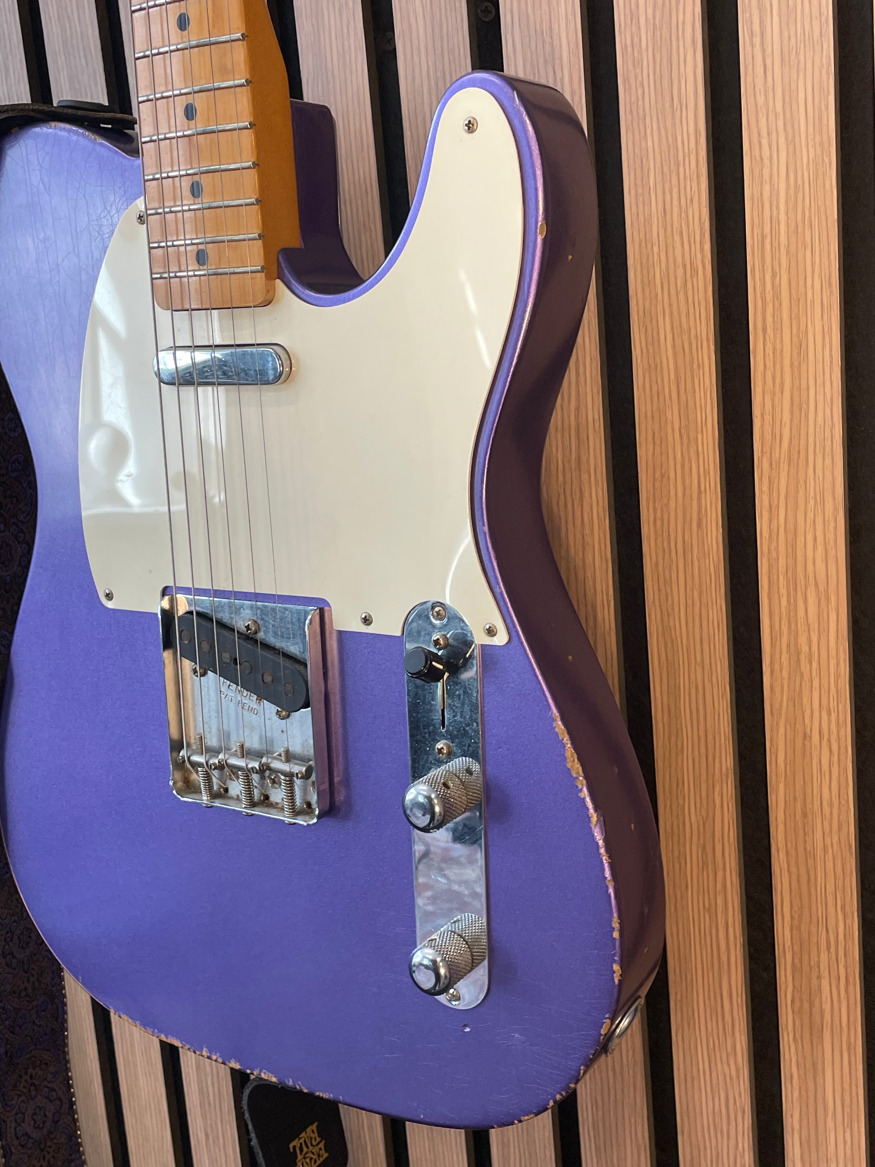Fender Vintera '50s Telecaster in Roadworn Metallic Purple Andertons Limited Edition with Gigbag Pre-Owned