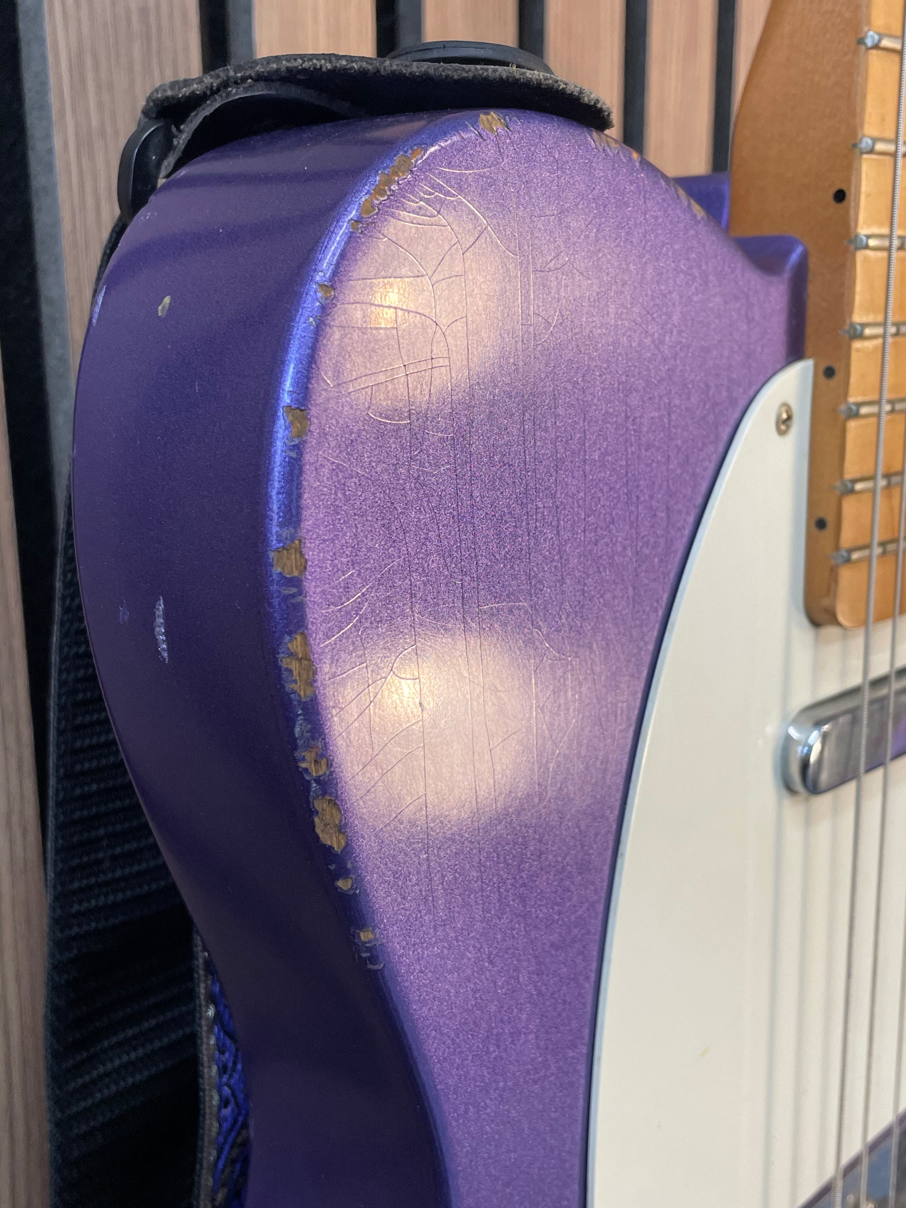 Fender Vintera '50s Telecaster in Roadworn Metallic Purple Andertons Limited Edition with Gigbag Pre-Owned