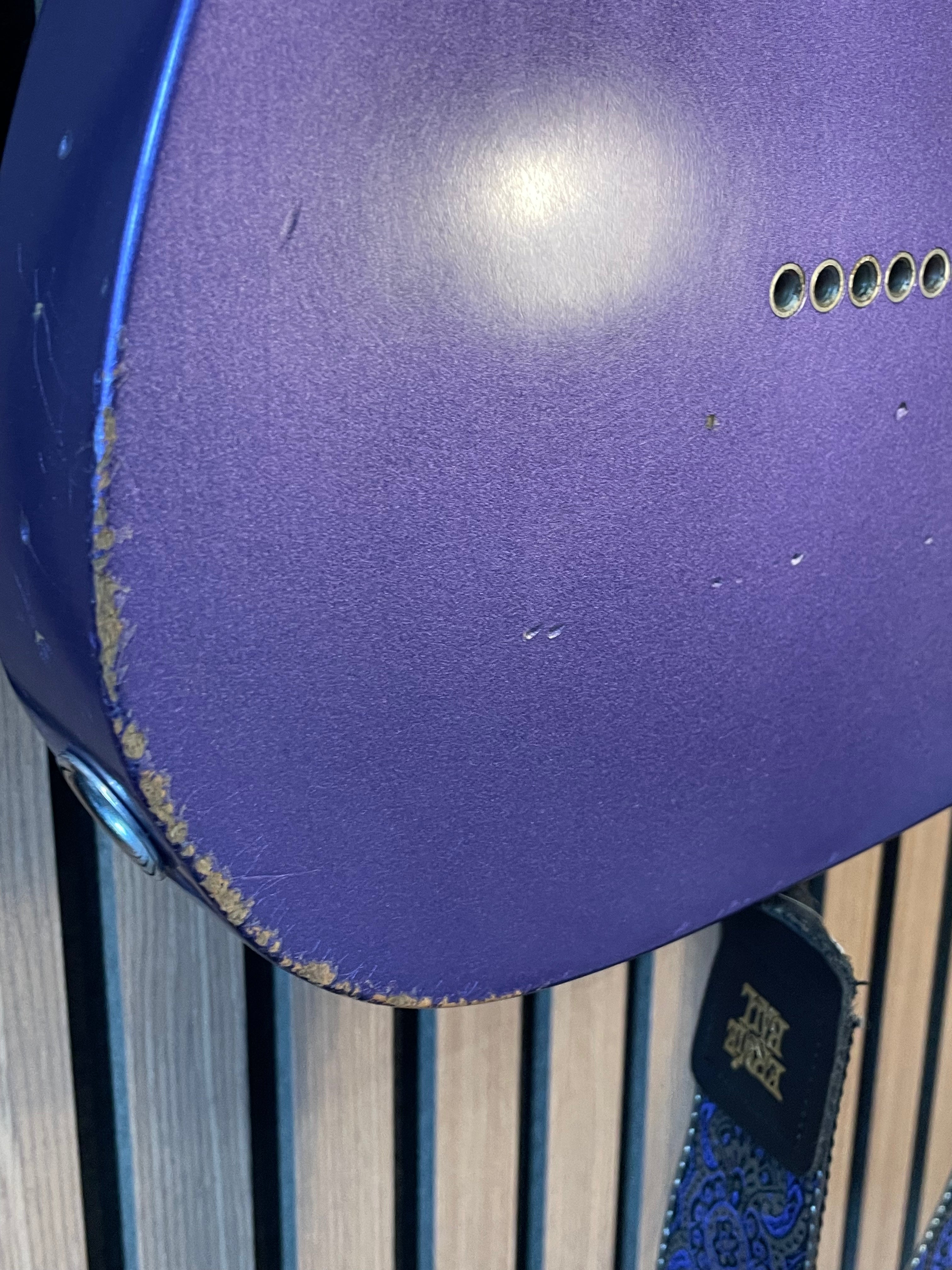 Fender Vintera '50s Telecaster in Roadworn Metallic Purple Andertons Limited Edition with Gigbag Pre-Owned