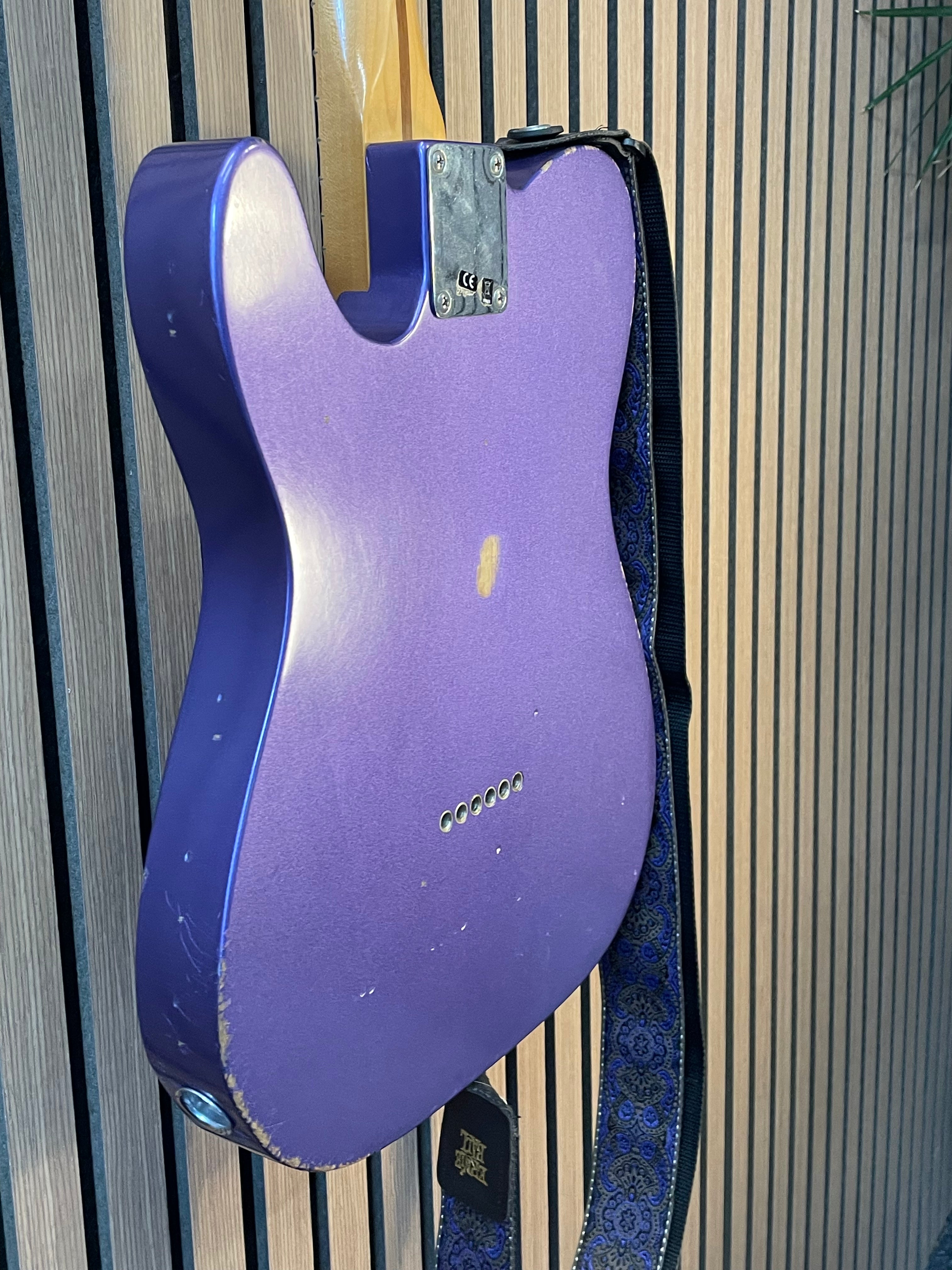 Fender Vintera '50s Telecaster in Roadworn Metallic Purple Andertons Limited Edition with Gigbag Pre-Owned