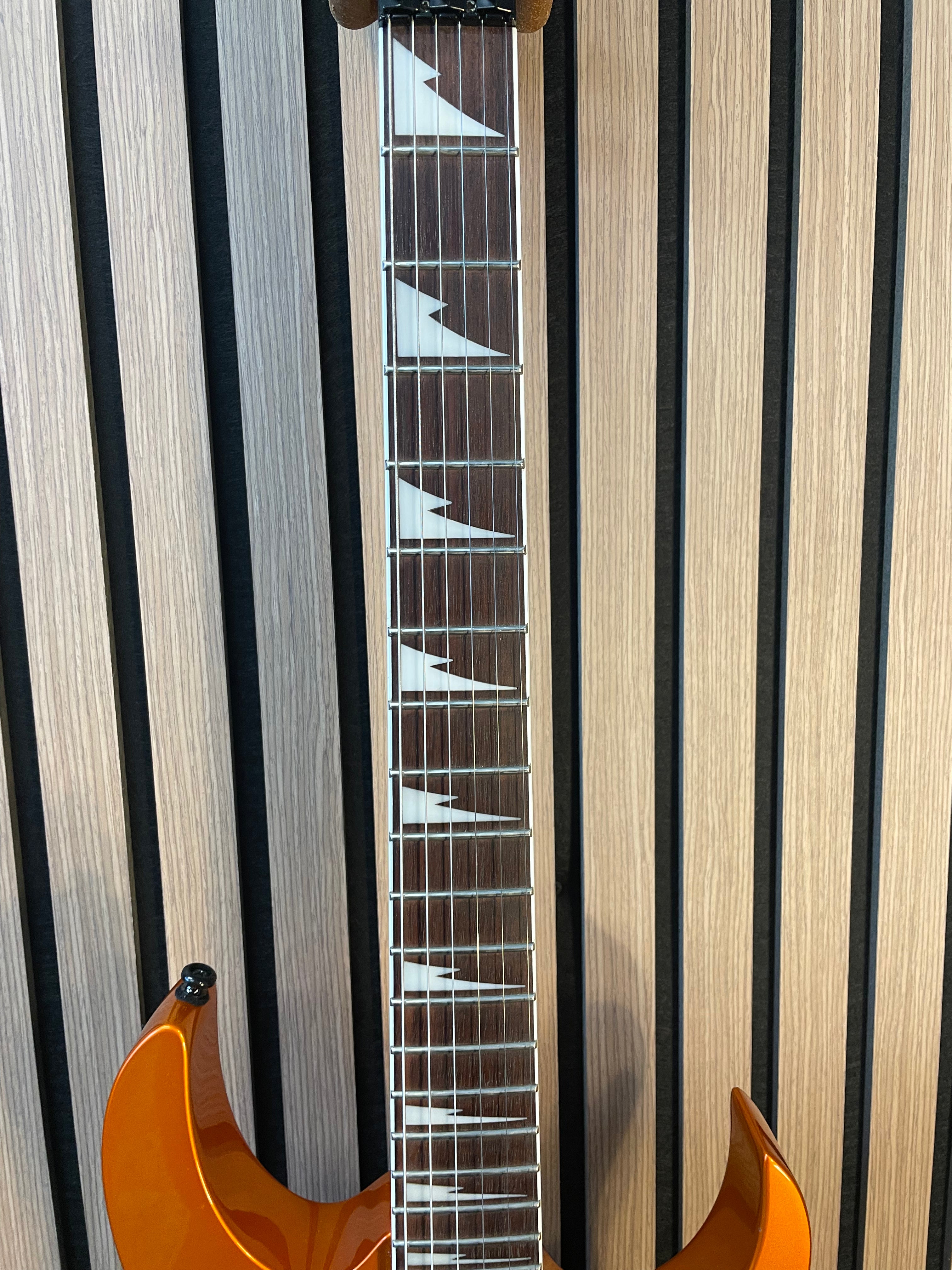 Ibanez RG460DX RG Electric Guitar with Floyd Rose in Roadster Orange Metallic Pre-Owned