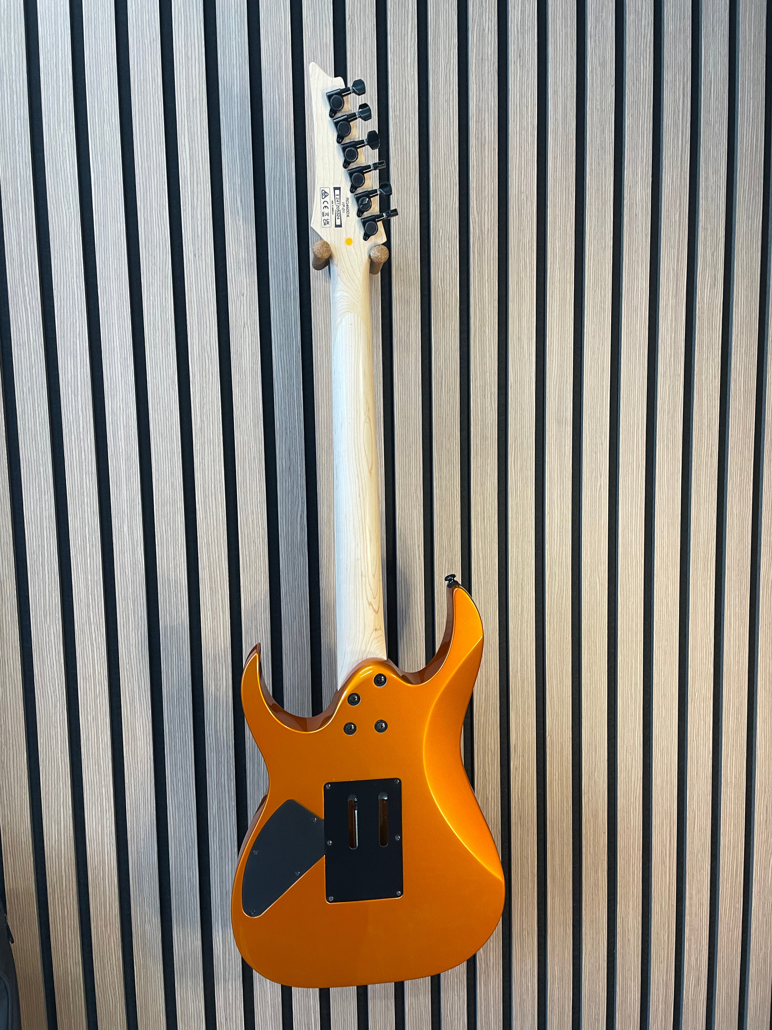 Ibanez RG460DX RG Electric Guitar with Floyd Rose in Roadster Orange Metallic Pre-Owned