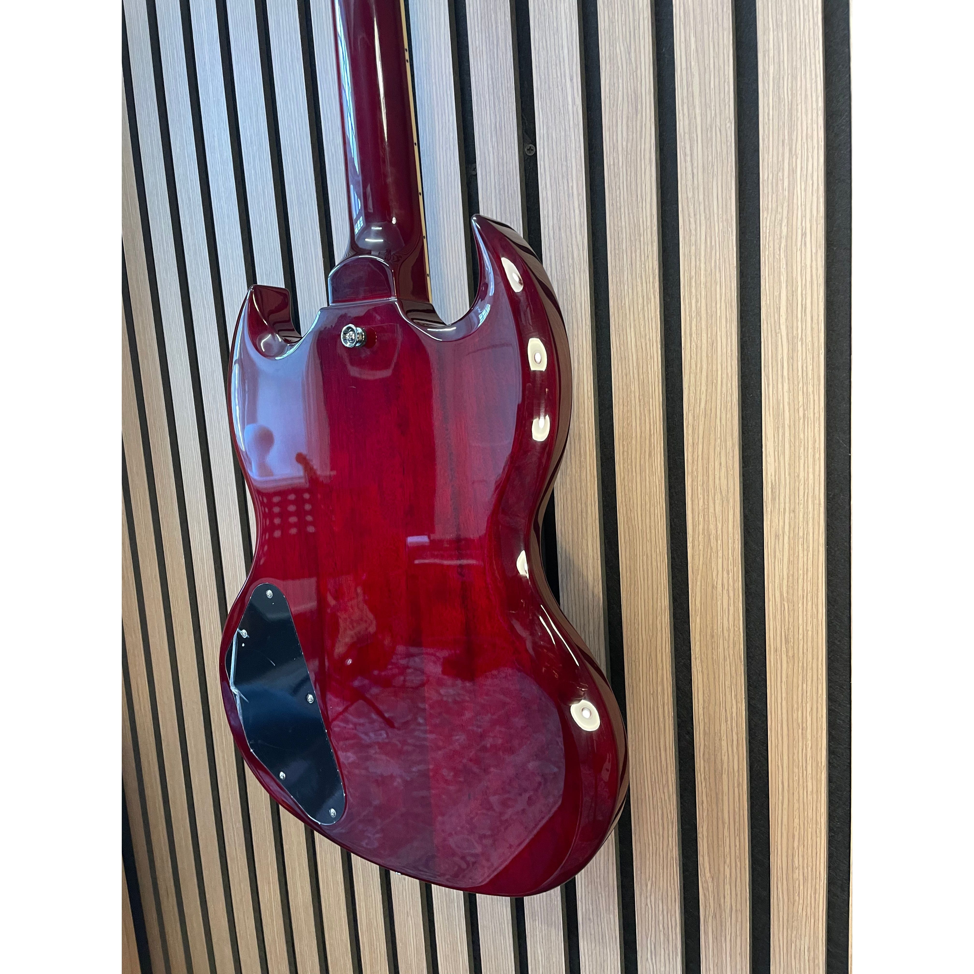 Prodipe GS300 SG-Style Electric Guitar in Wine Red Pre-Owned