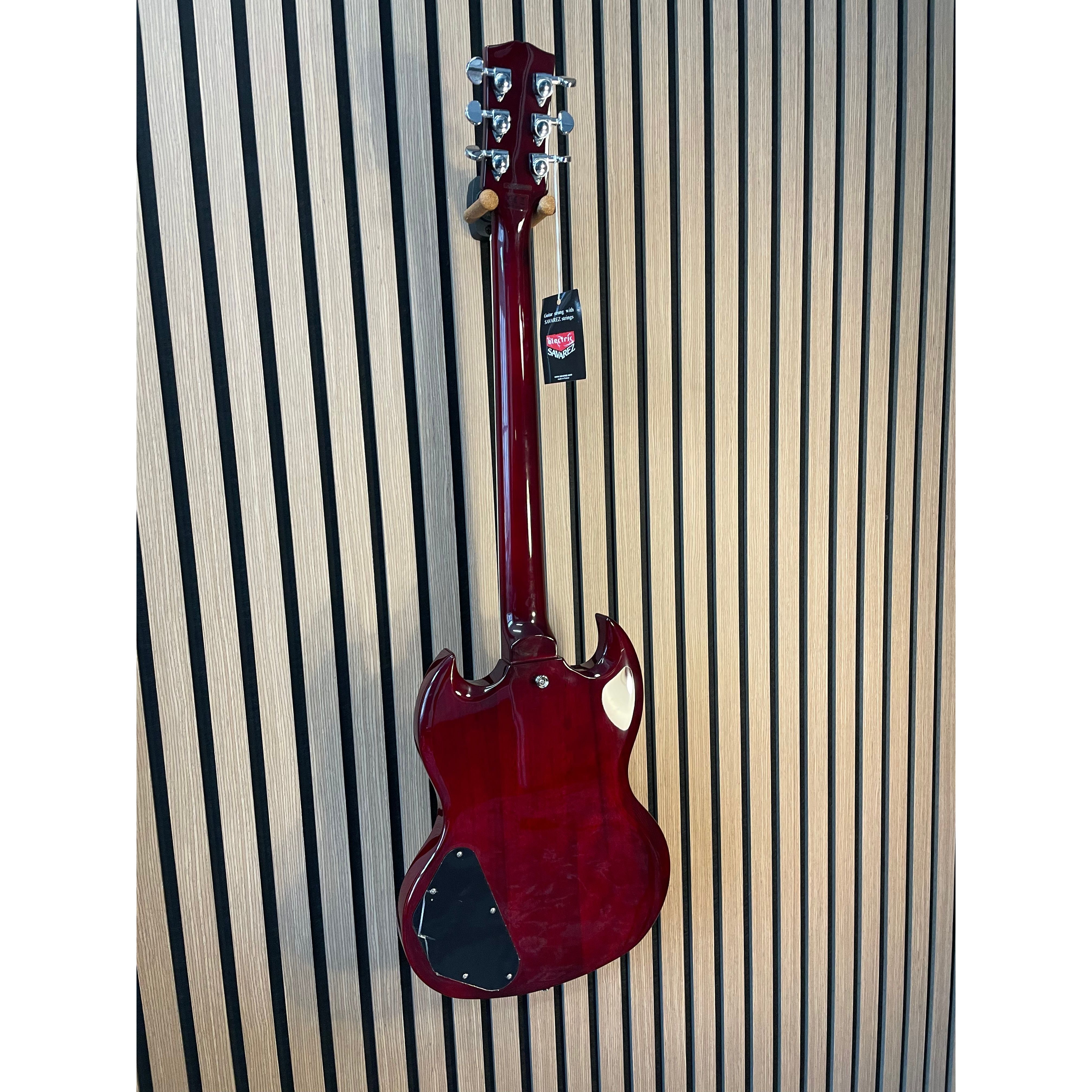 Prodipe GS300 SG-Style Electric Guitar in Wine Red Pre-Owned