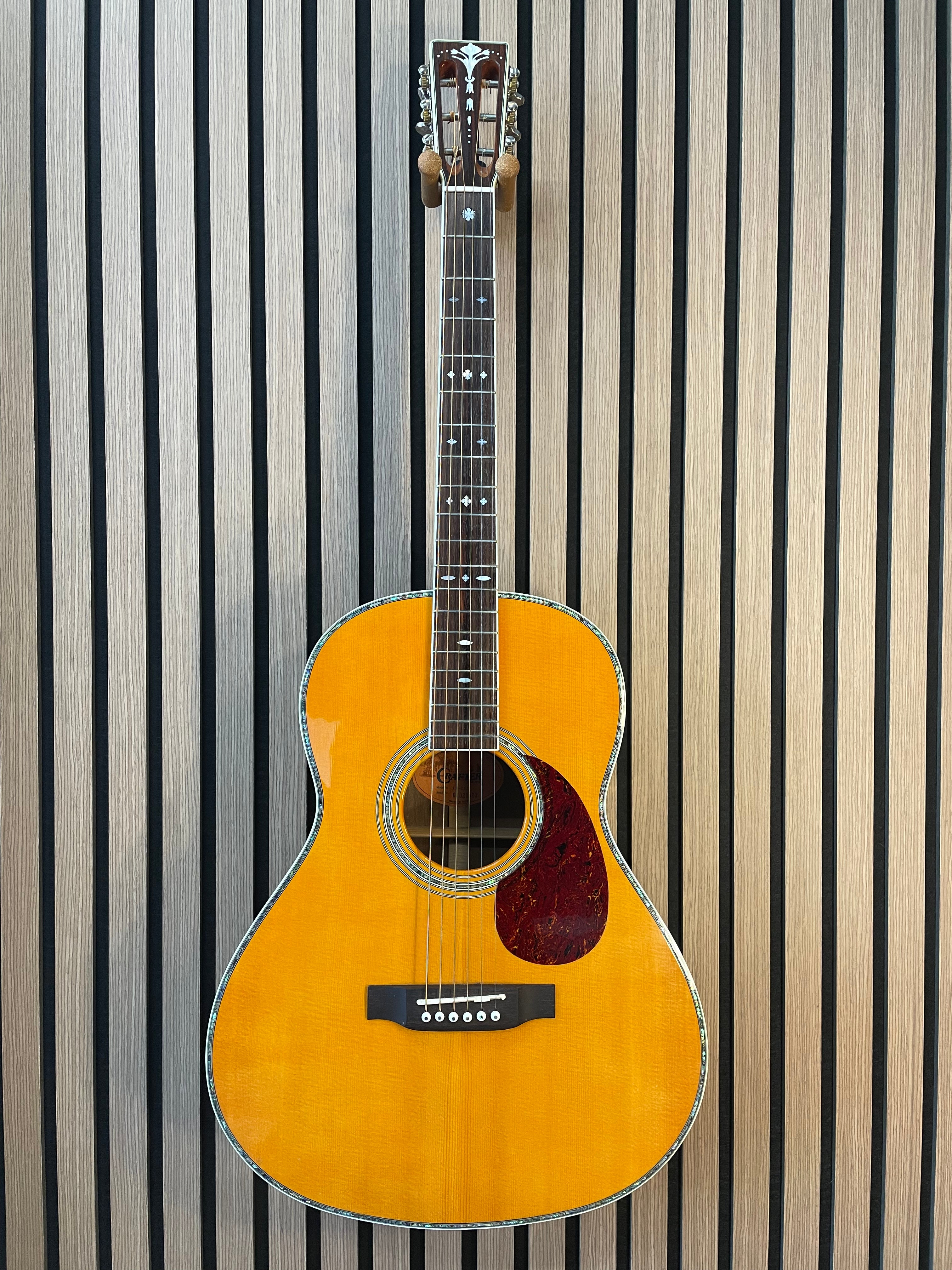 Crafter TA-050 Parlor 000M Acoustic Guitar in Natural Vintage with Gigbag Pre-Owned