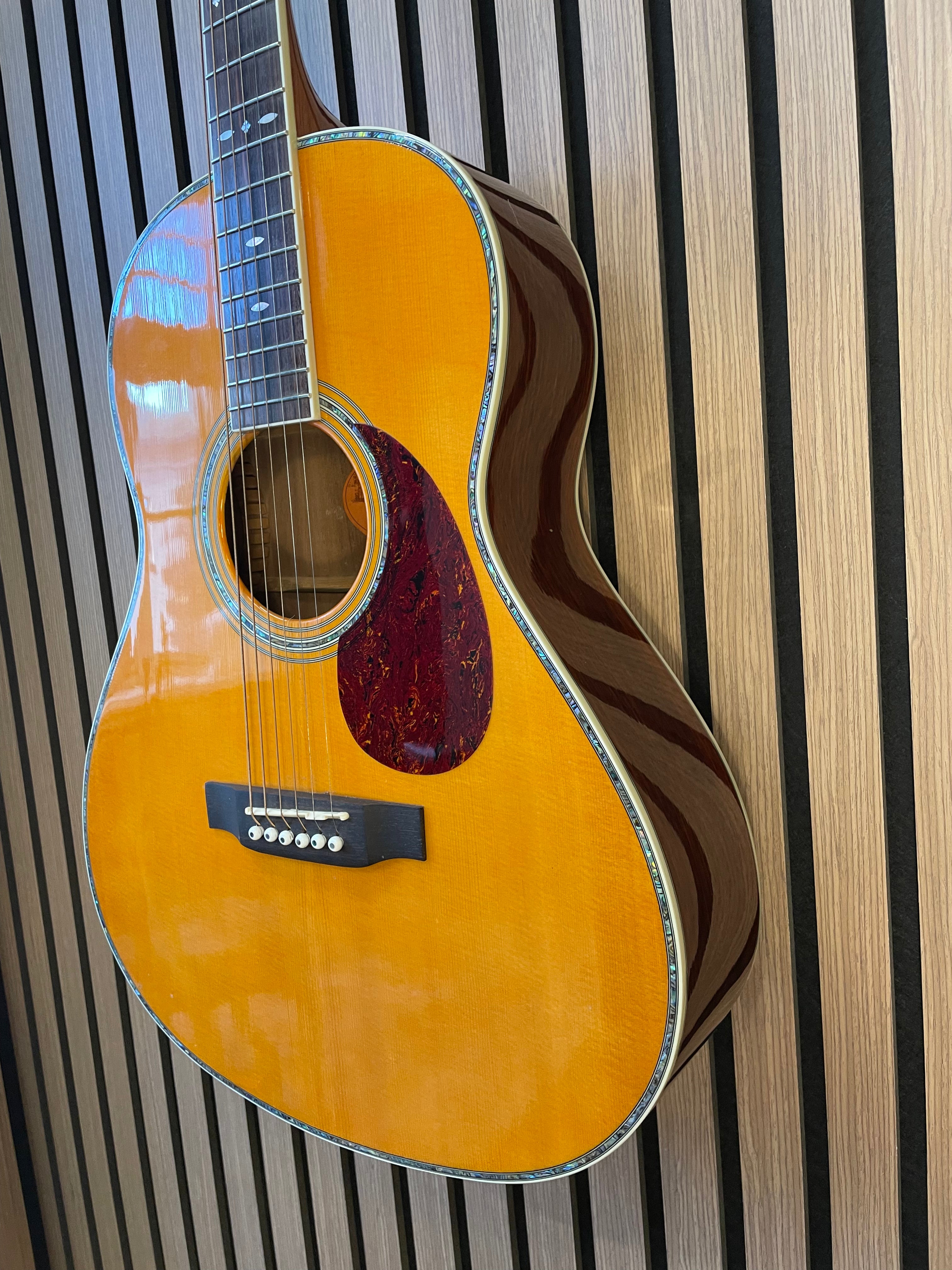 Crafter TA-050 Parlor 000M Acoustic Guitar in Natural Vintage with Gigbag Pre-Owned