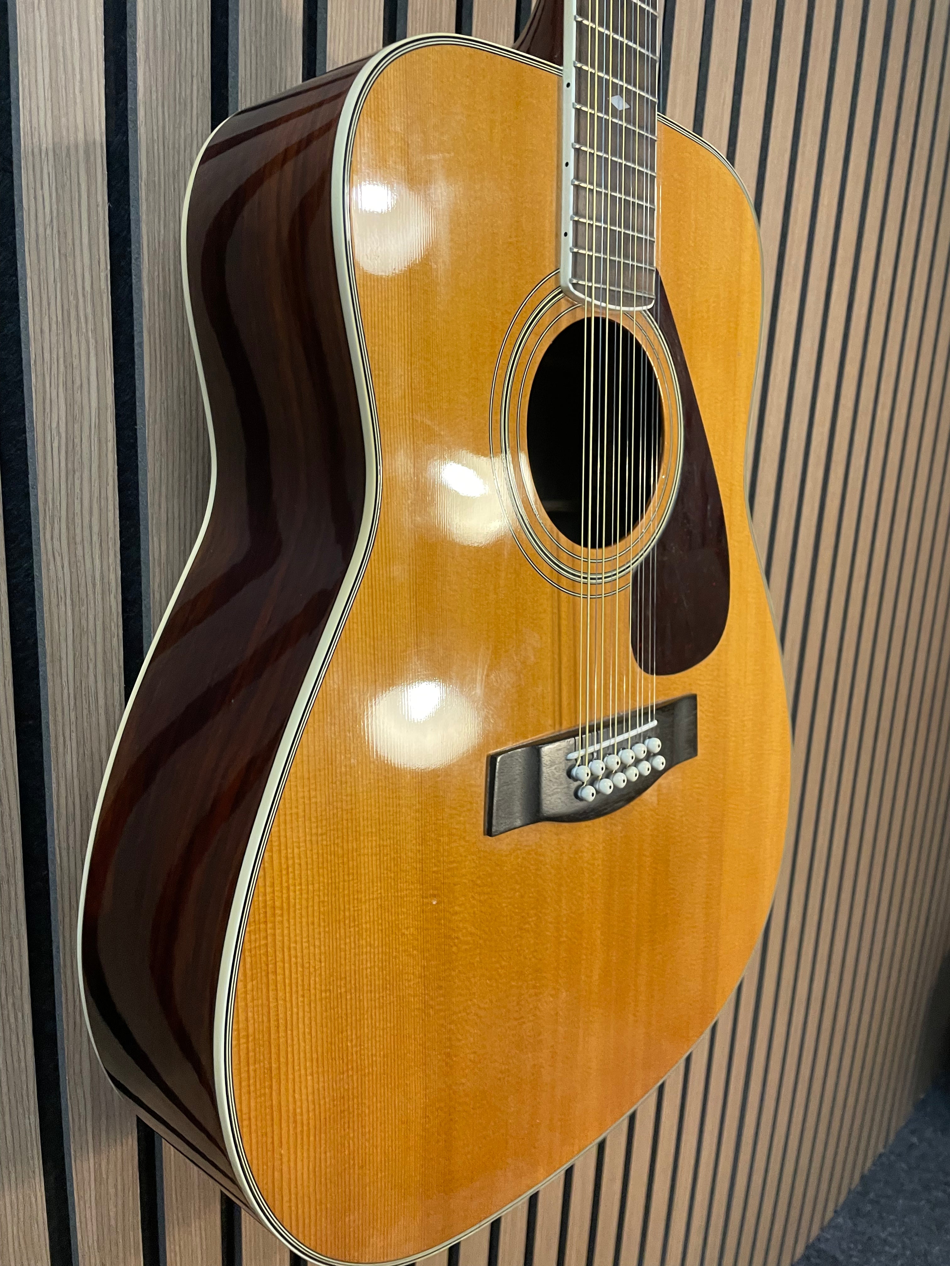 Yamaha FG-512 12 String Jumbo Dreadnought Acoustic Guitar in Natural Gloss Pre-Owned