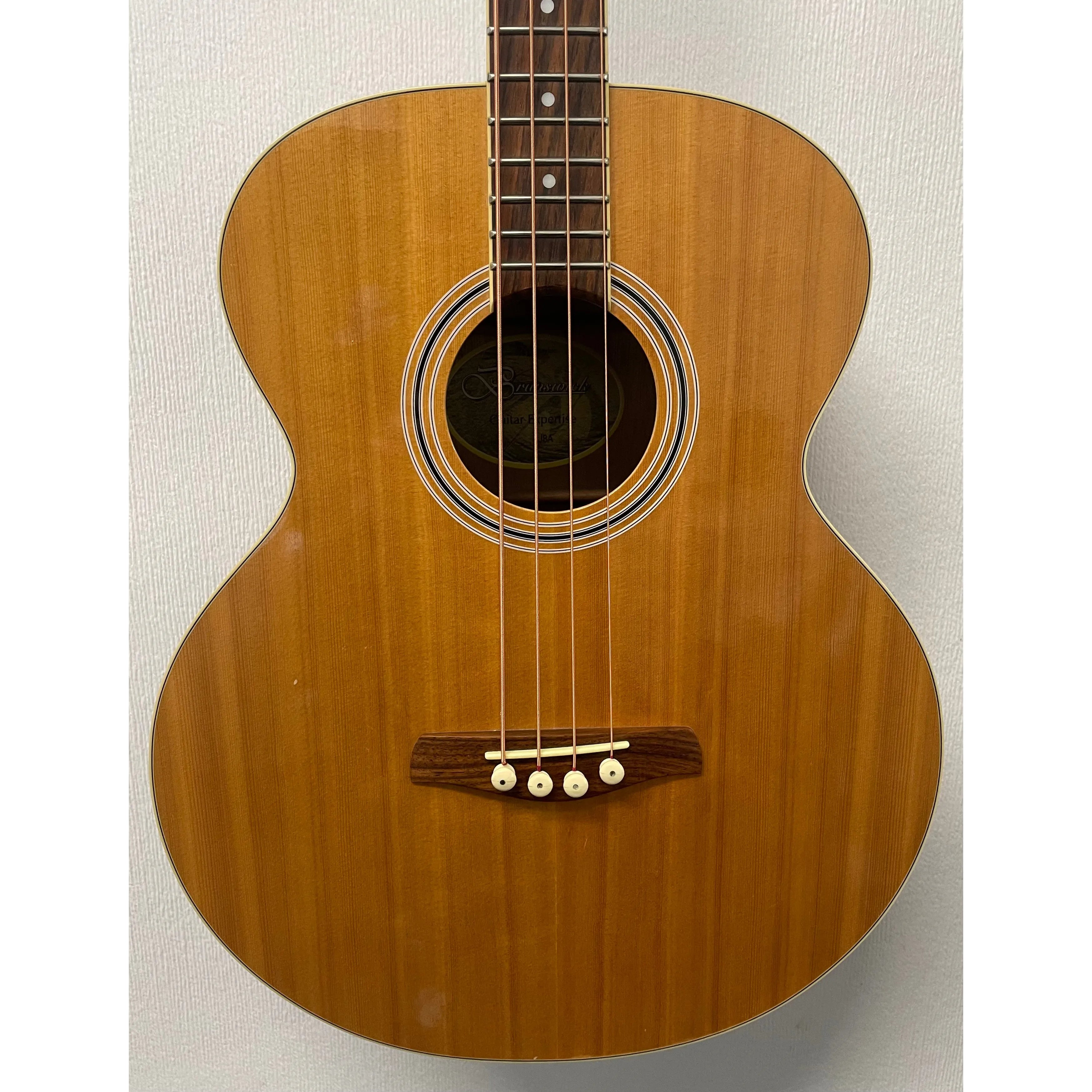 Brunswick Electro Acoustic Bass Guitar in Natural Pre-Owned