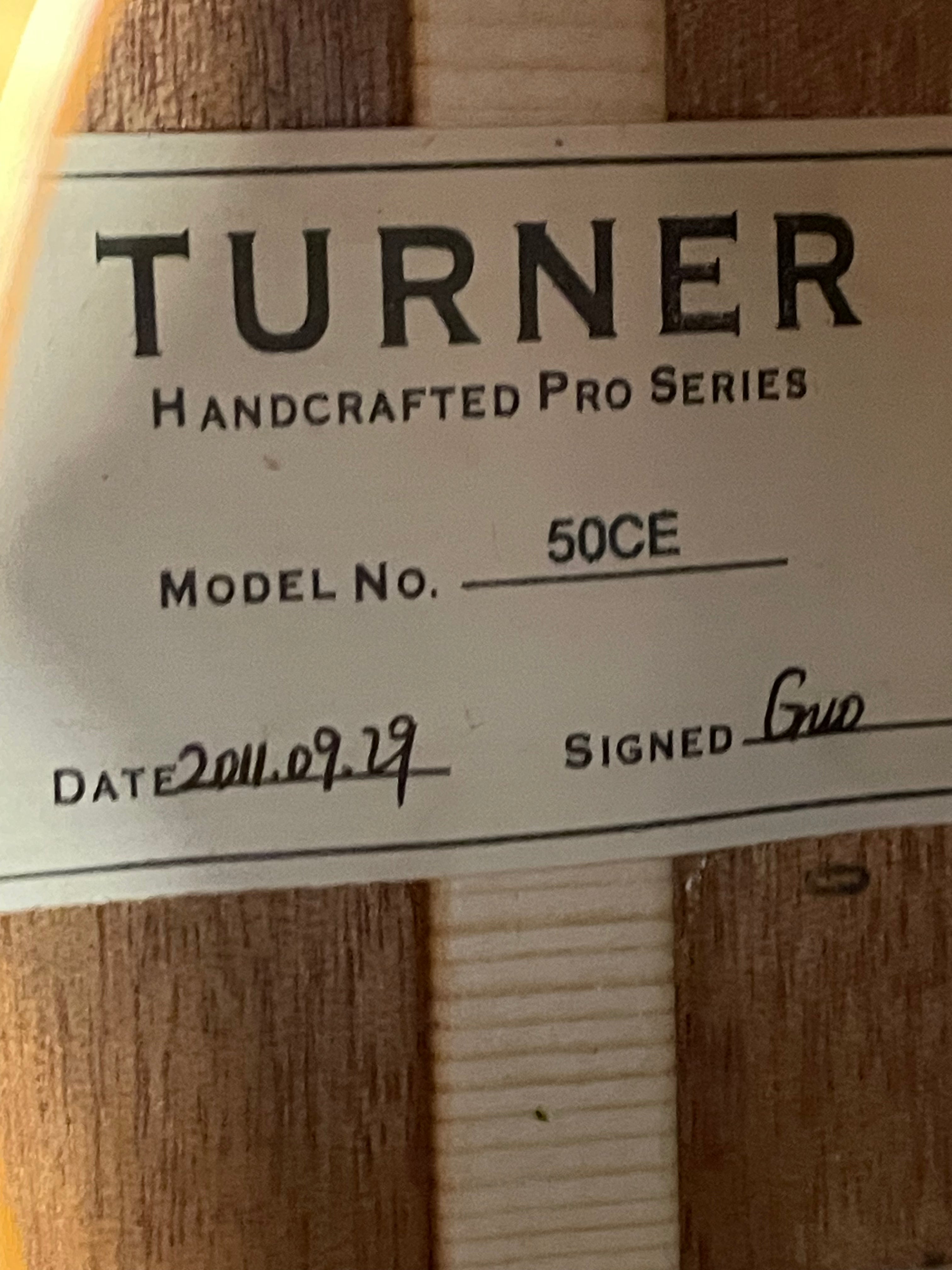 Turner Dreadnought 50CE Electro Acoustic Guitar