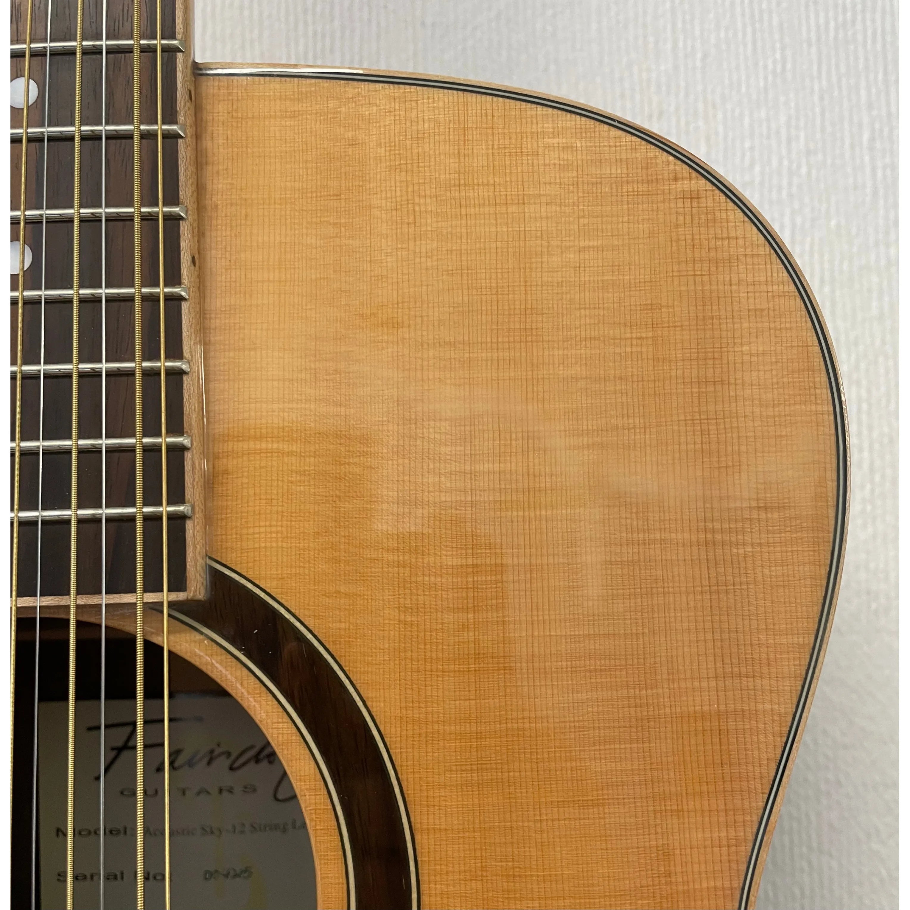 Fairclough Acoustic Sky 12 String Acoustic Guitar Left Handed Pre-Owned