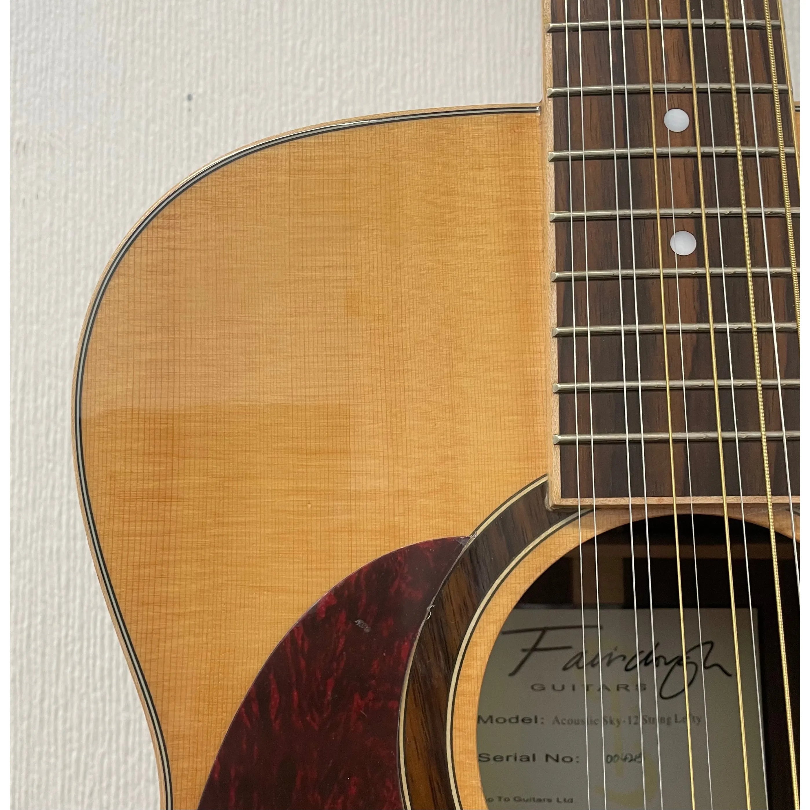 Fairclough Acoustic Sky 12 String Acoustic Guitar Left Handed Pre-Owned