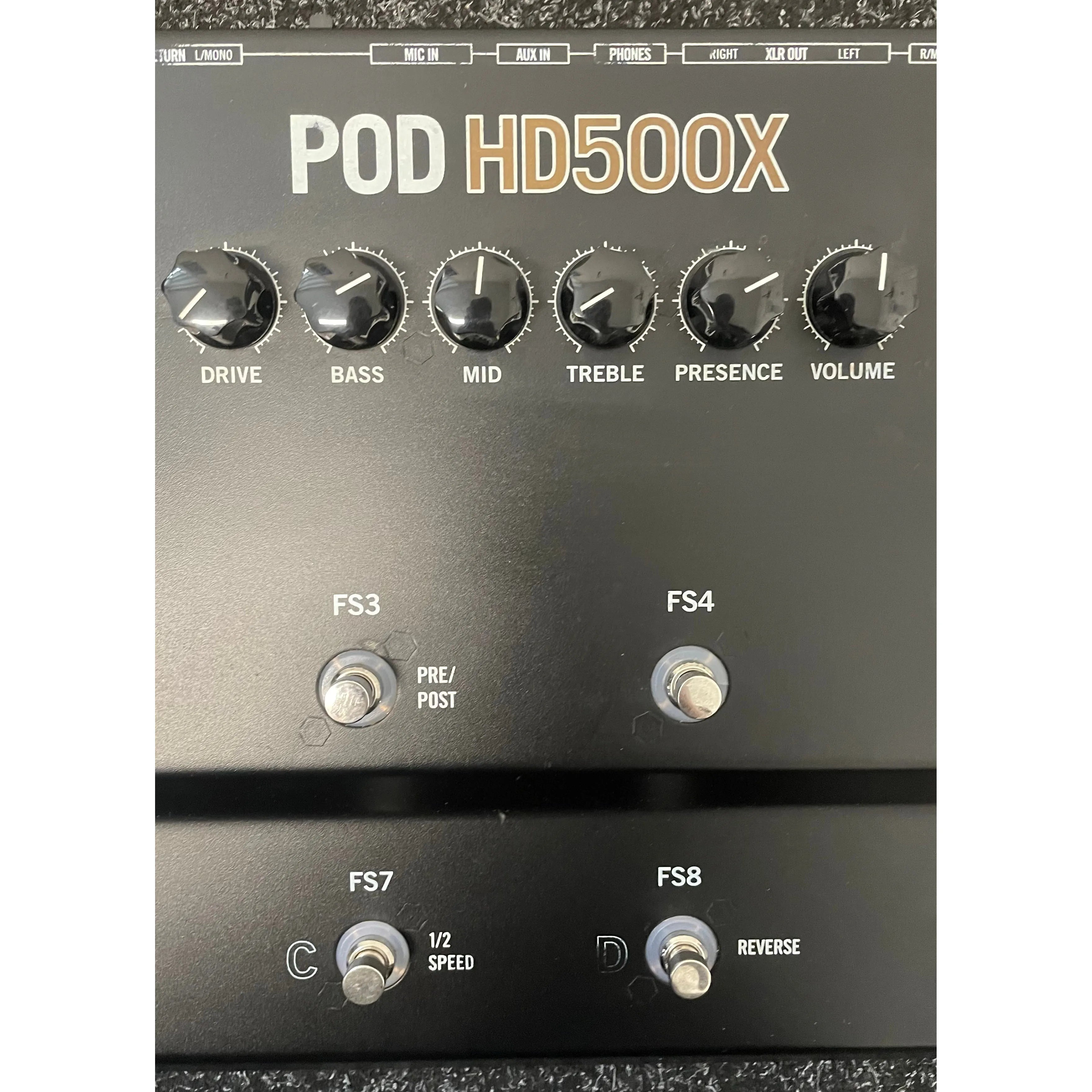Line 6 POD HD500X Guitar Multi Effects Pedal with Gigbag Pre-Owned