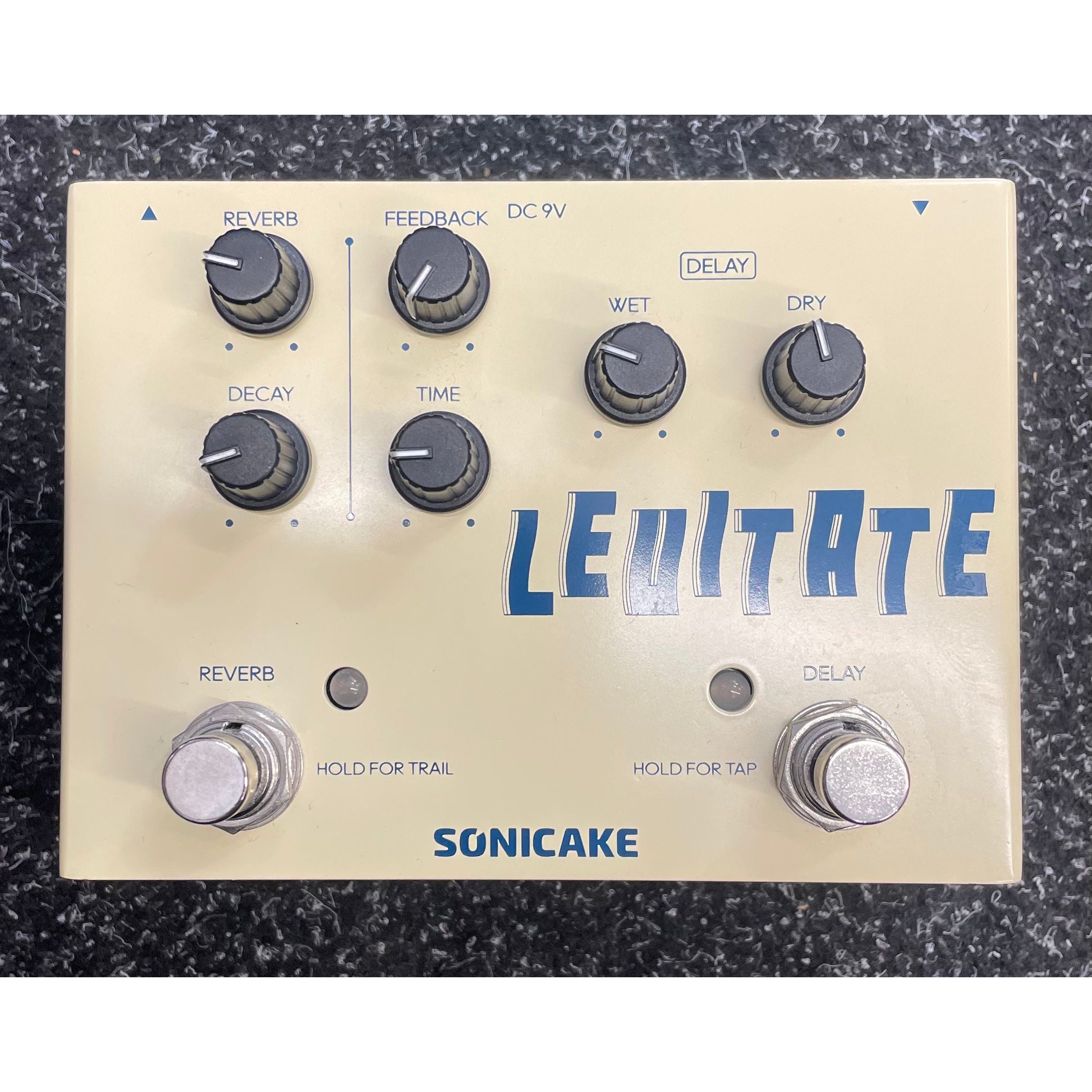 Sonicake Levitate 2 in 1 Delay/Reverb Dual Switch Digital Effects Pedal for Guitar Pre-Owned