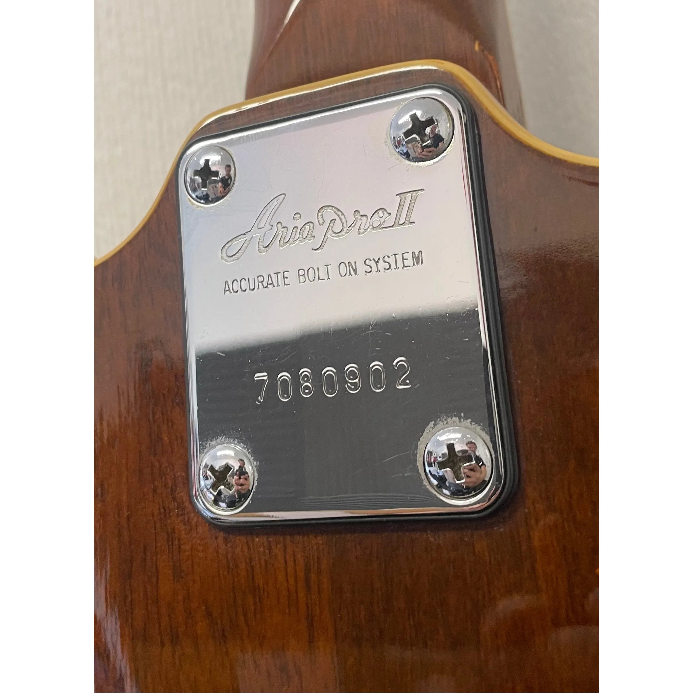 Aria Pro II Hollowbody Electric Guitar TA-40 in Walnut Pre-Owned