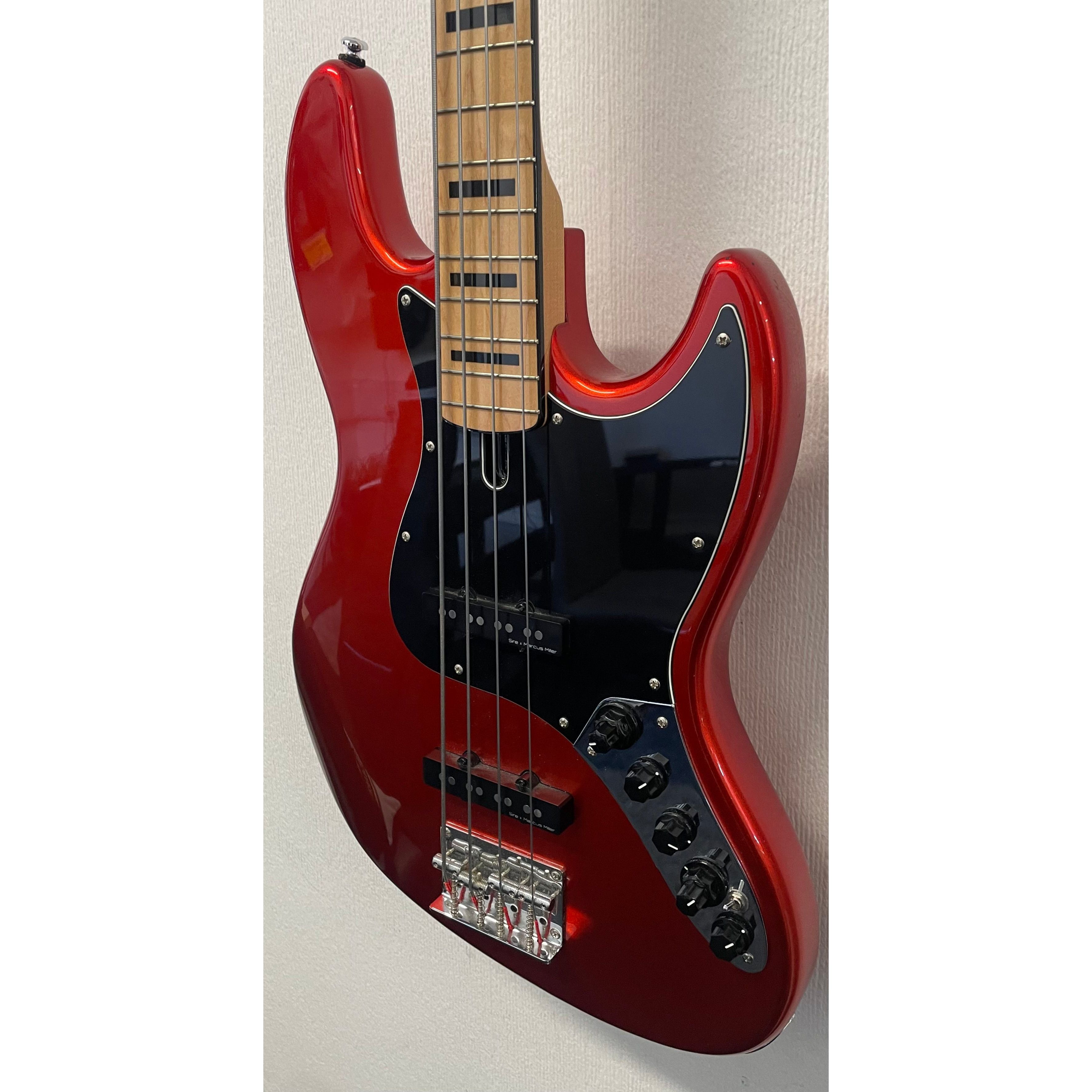 Sire X Marcus Miller V7 Passive/Active Electric Bass in Gloss Red Pre-Owned