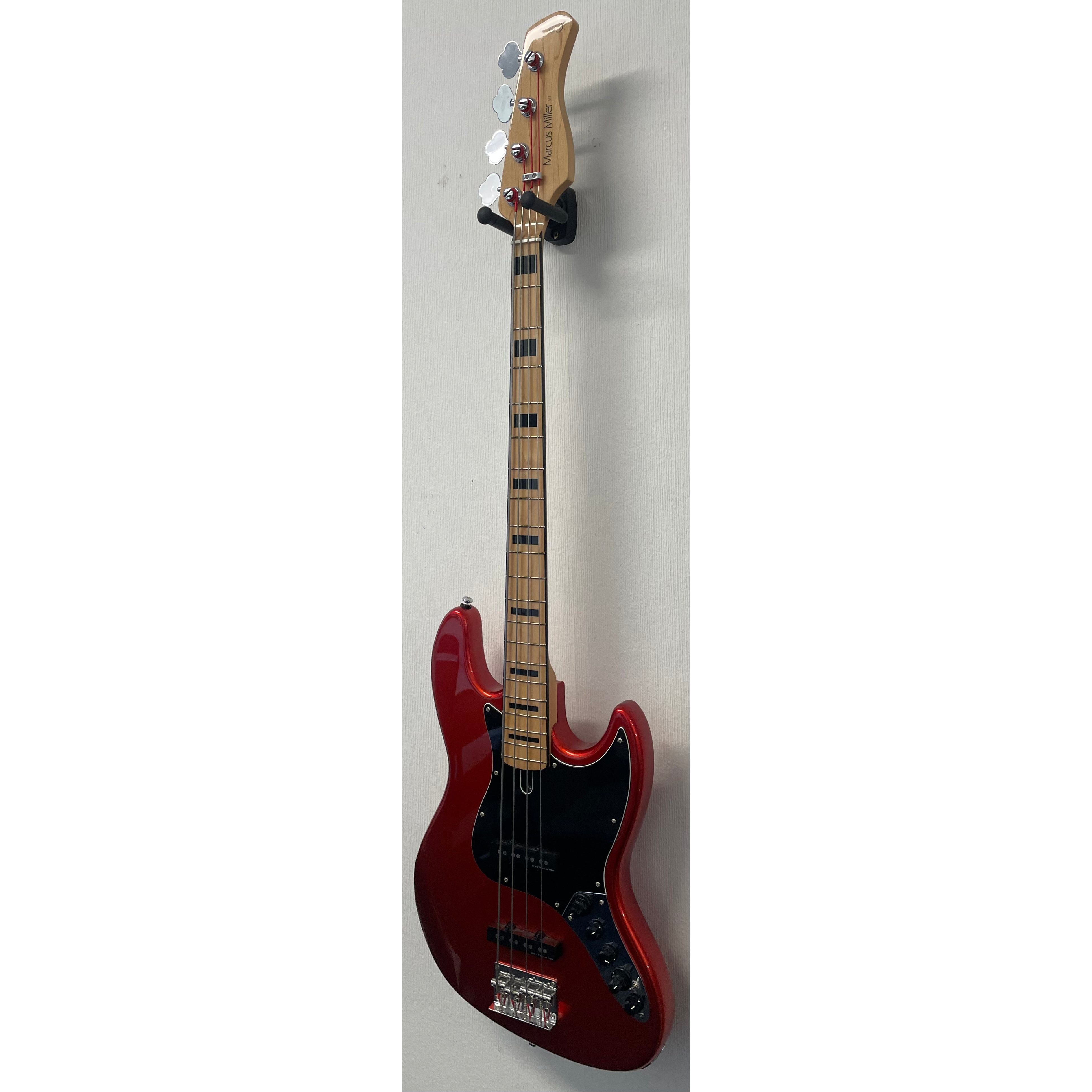 Sire X Marcus Miller V7 Passive/Active Electric Bass in Gloss Red Pre-Owned
