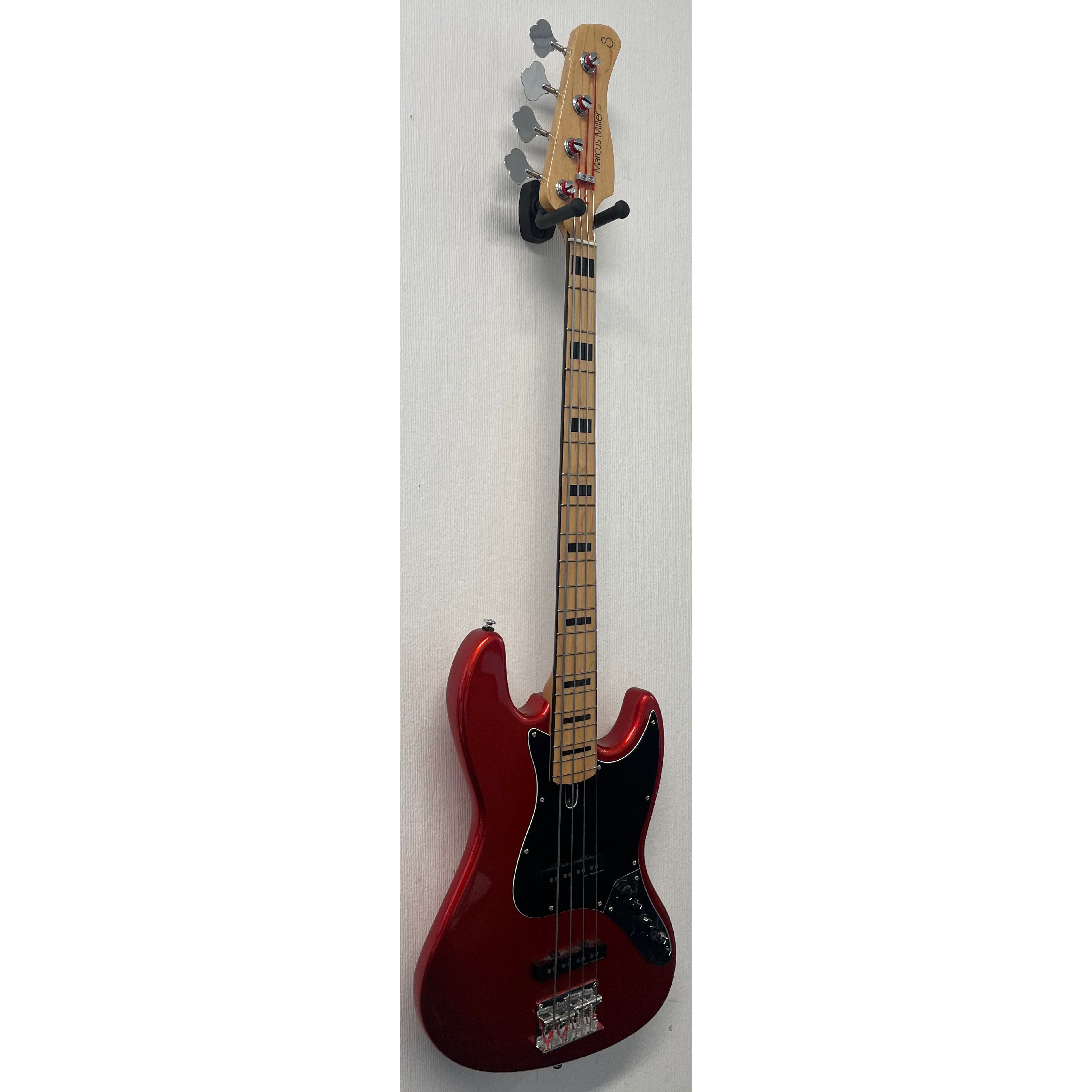 Sire X Marcus Miller V7 Passive/Active Electric Bass in Gloss Red Pre-Owned