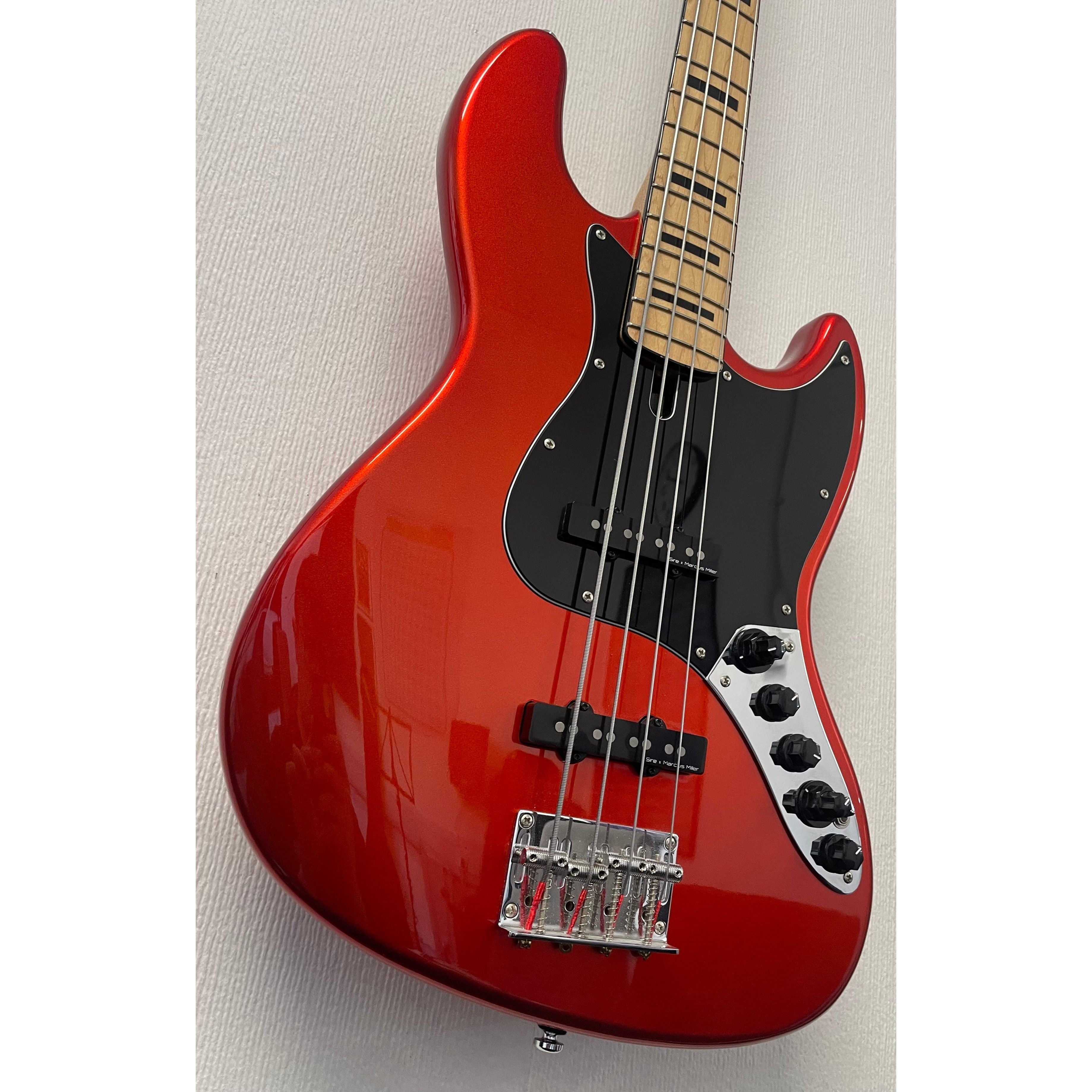 Sire X Marcus Miller V7 Passive/Active Electric Bass in Gloss Red Pre-Owned