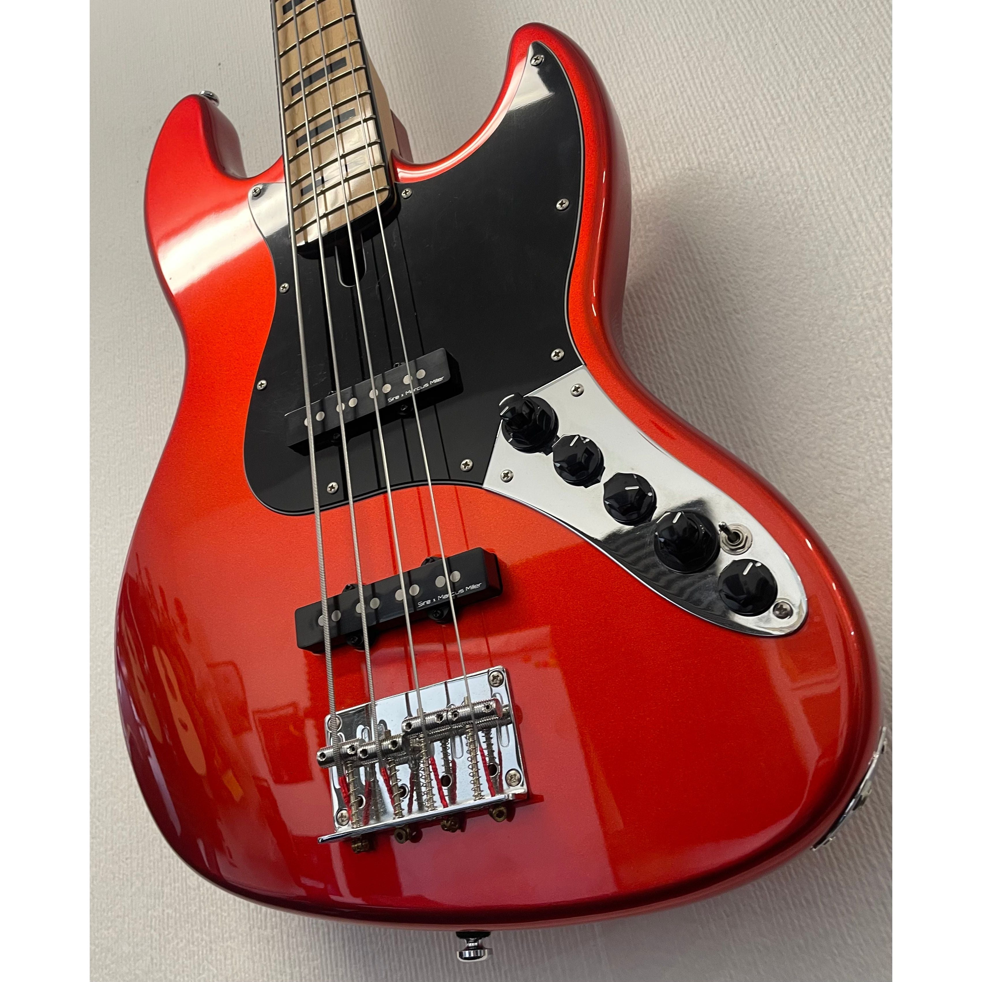 Sire X Marcus Miller V7 Passive/Active Electric Bass in Gloss Red Pre-Owned