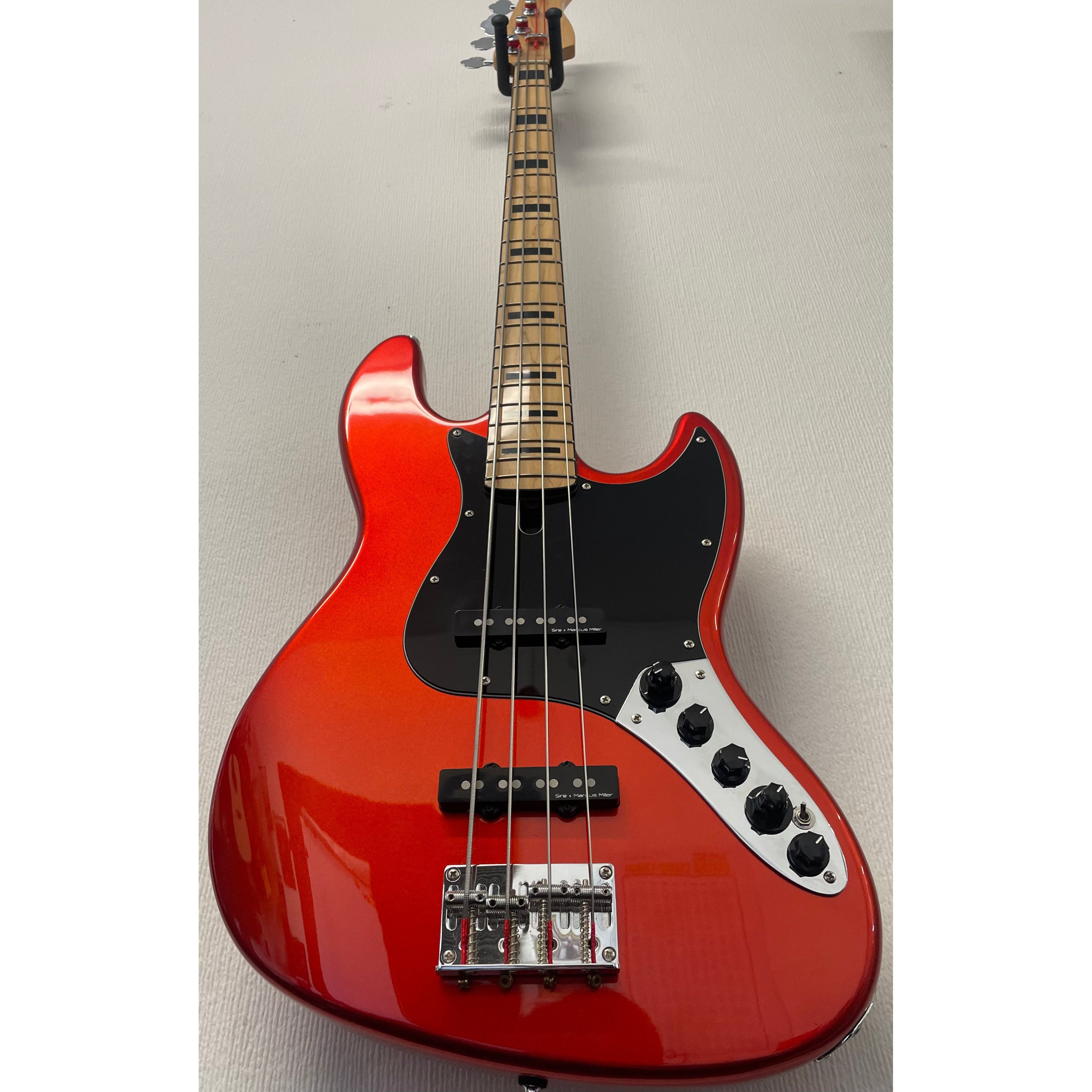 Sire X Marcus Miller V7 Passive/Active Electric Bass in Gloss Red Pre-Owned