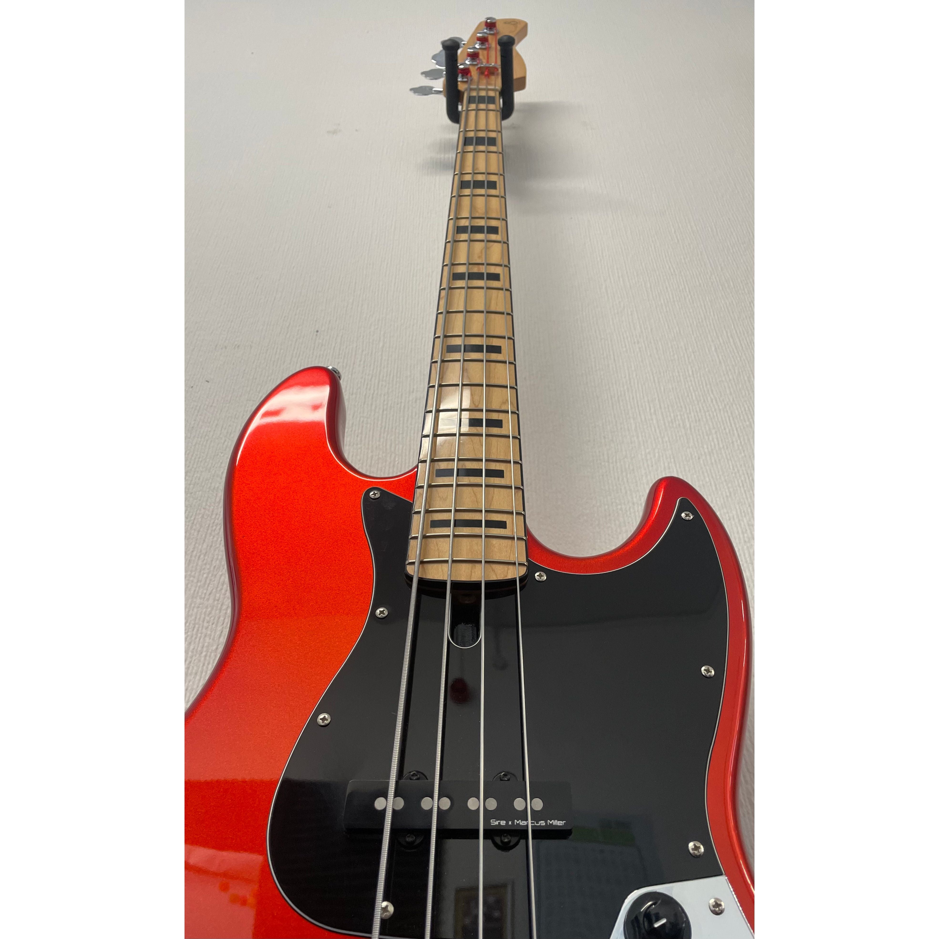 Sire X Marcus Miller V7 Passive/Active Electric Bass in Gloss Red Pre-Owned