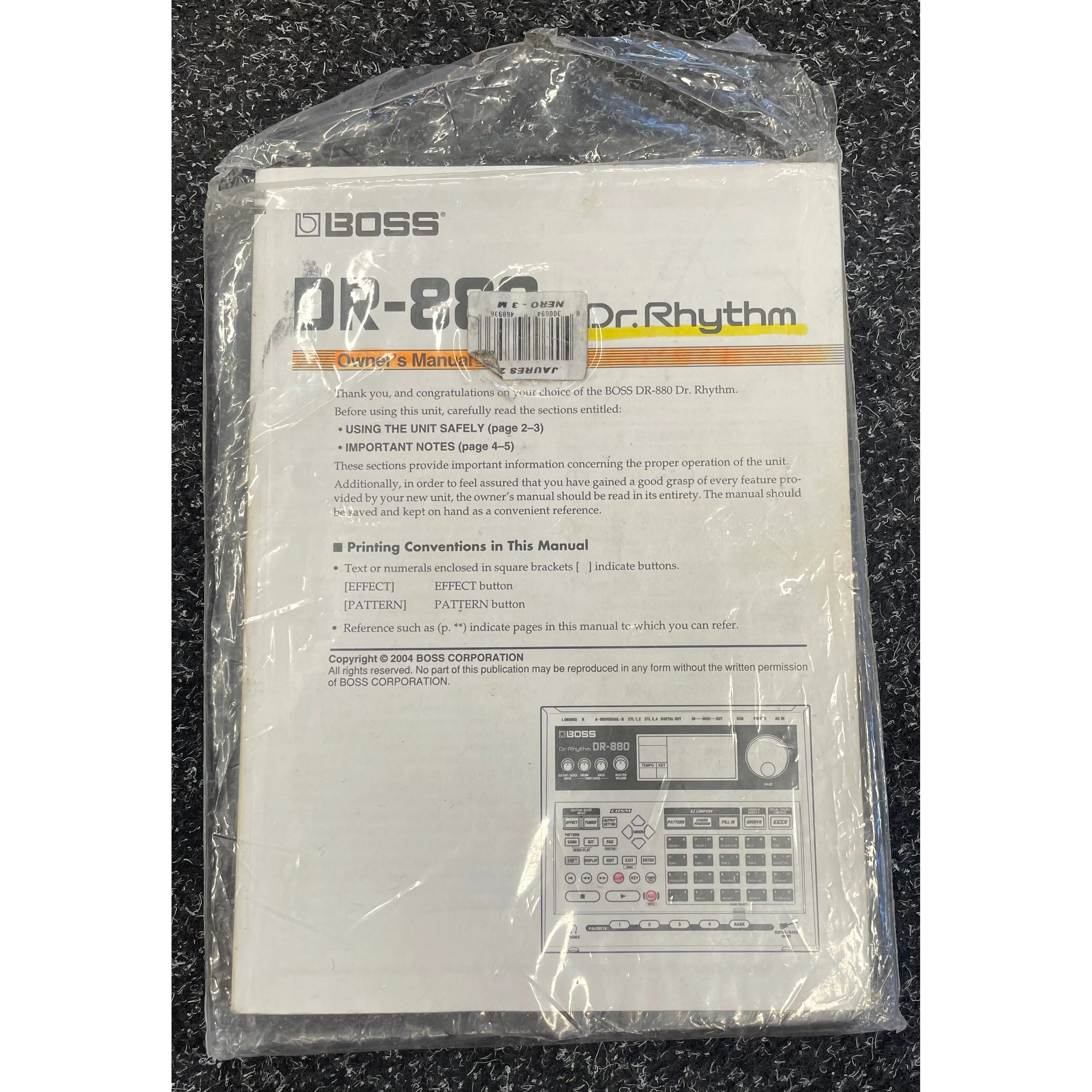 Boss DR-880 Dr. Rhythm Drum Machine Pre-Owned