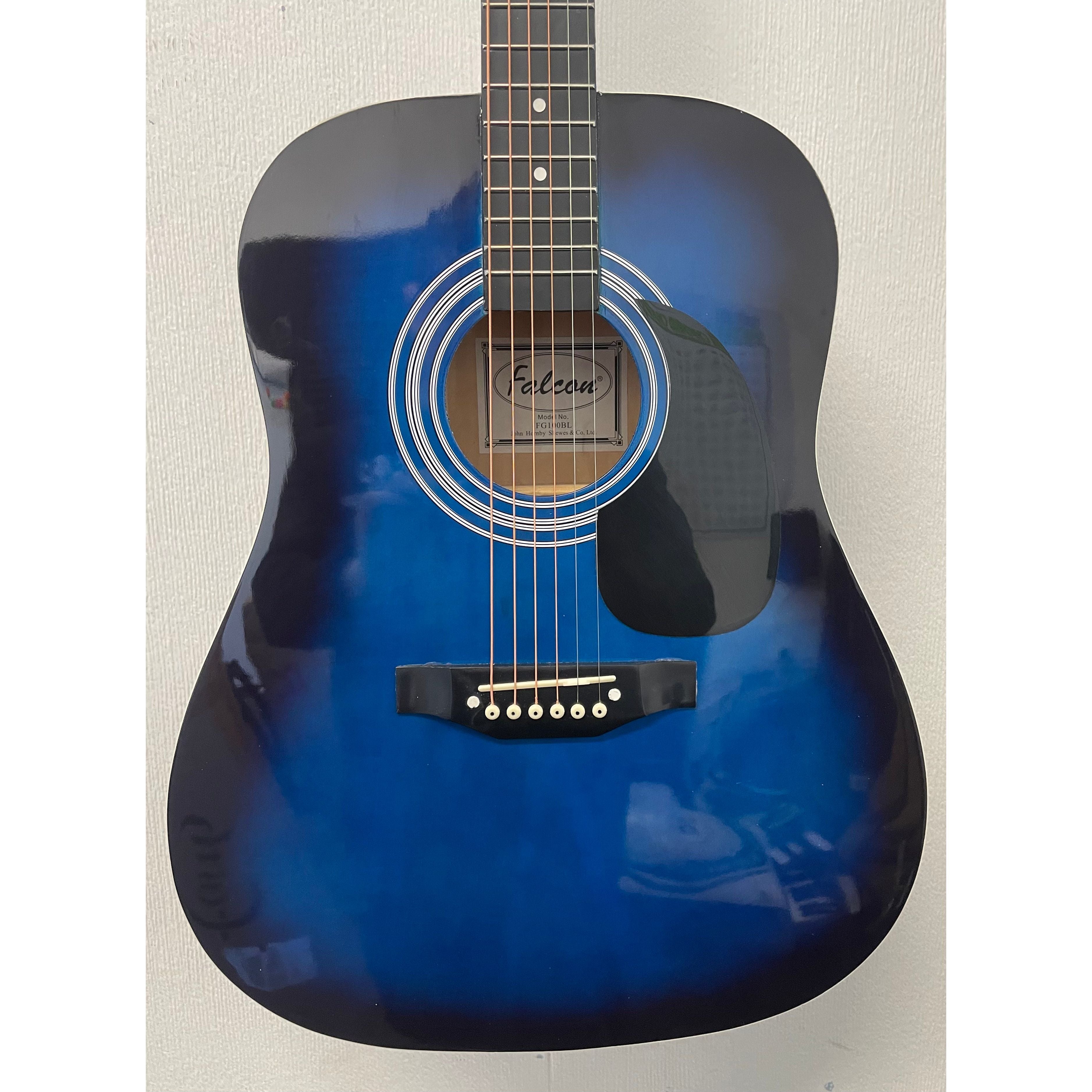 Falcon FG100BL Dreadnought Acoustic Guitar in Blueburst Pre-Owned