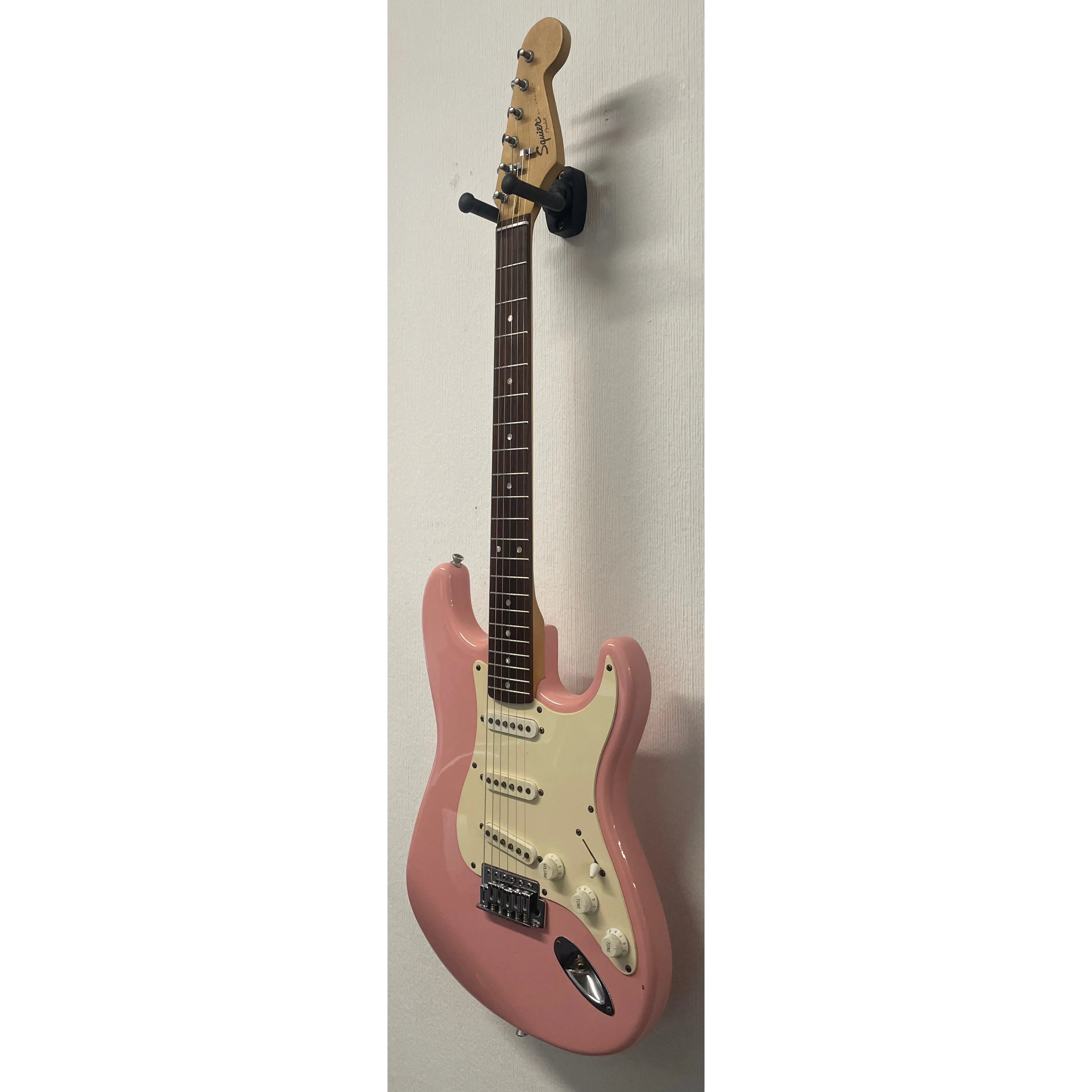 Squier Bullet Stratocaster Electric Guitar in Shell Pink Pre-Owned