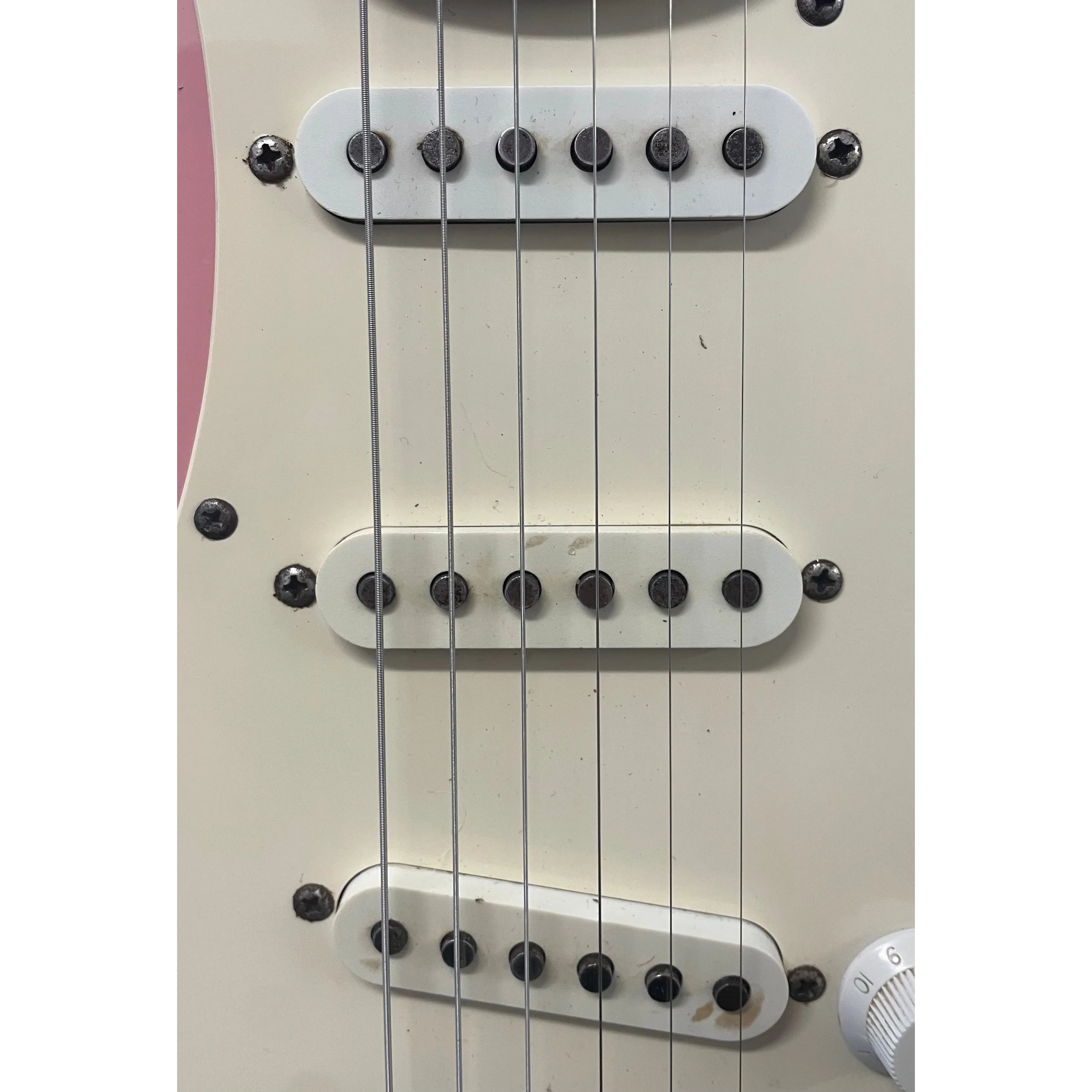 Squier Bullet Stratocaster Electric Guitar in Shell Pink Pre-Owned