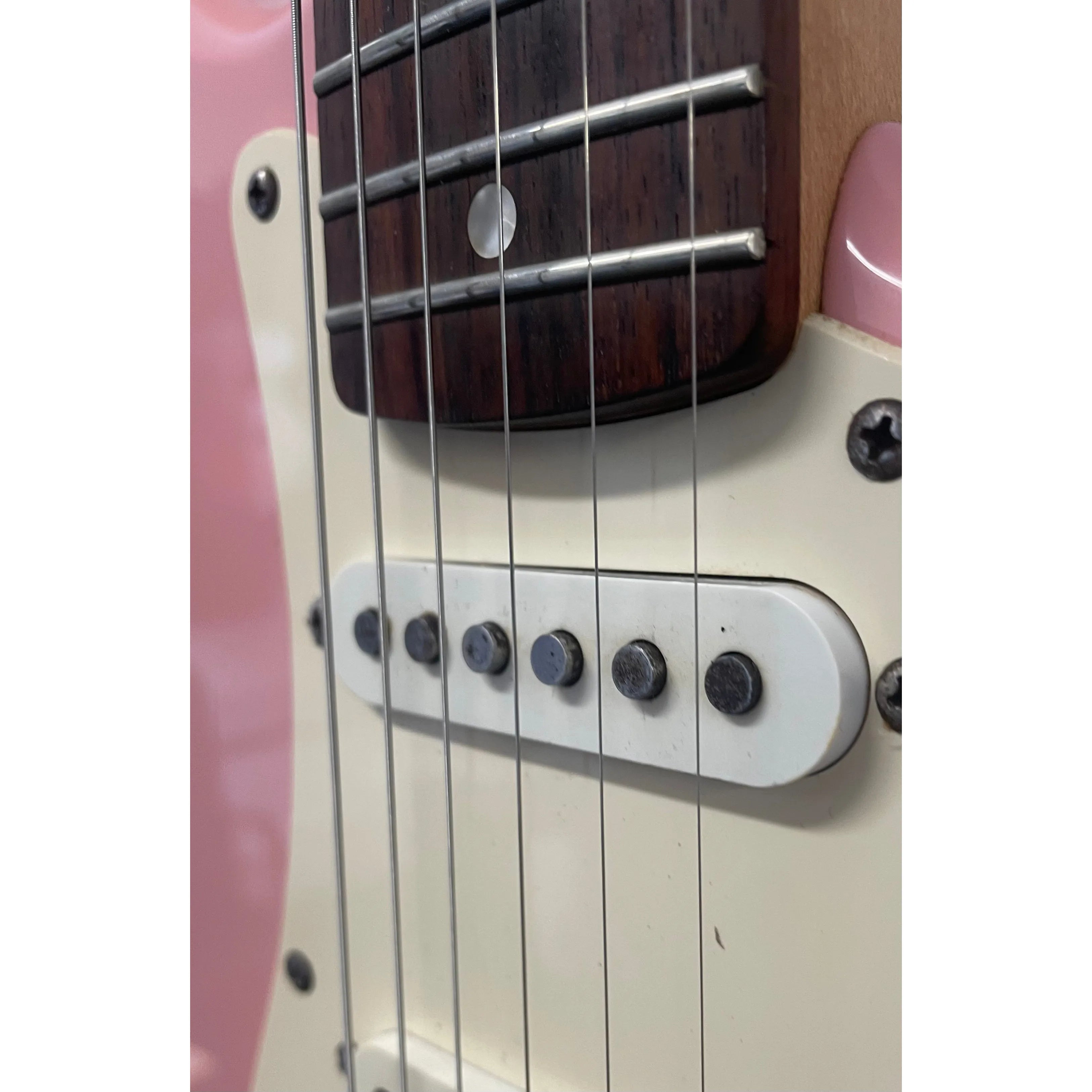 Squier Bullet Stratocaster Electric Guitar in Shell Pink Pre-Owned