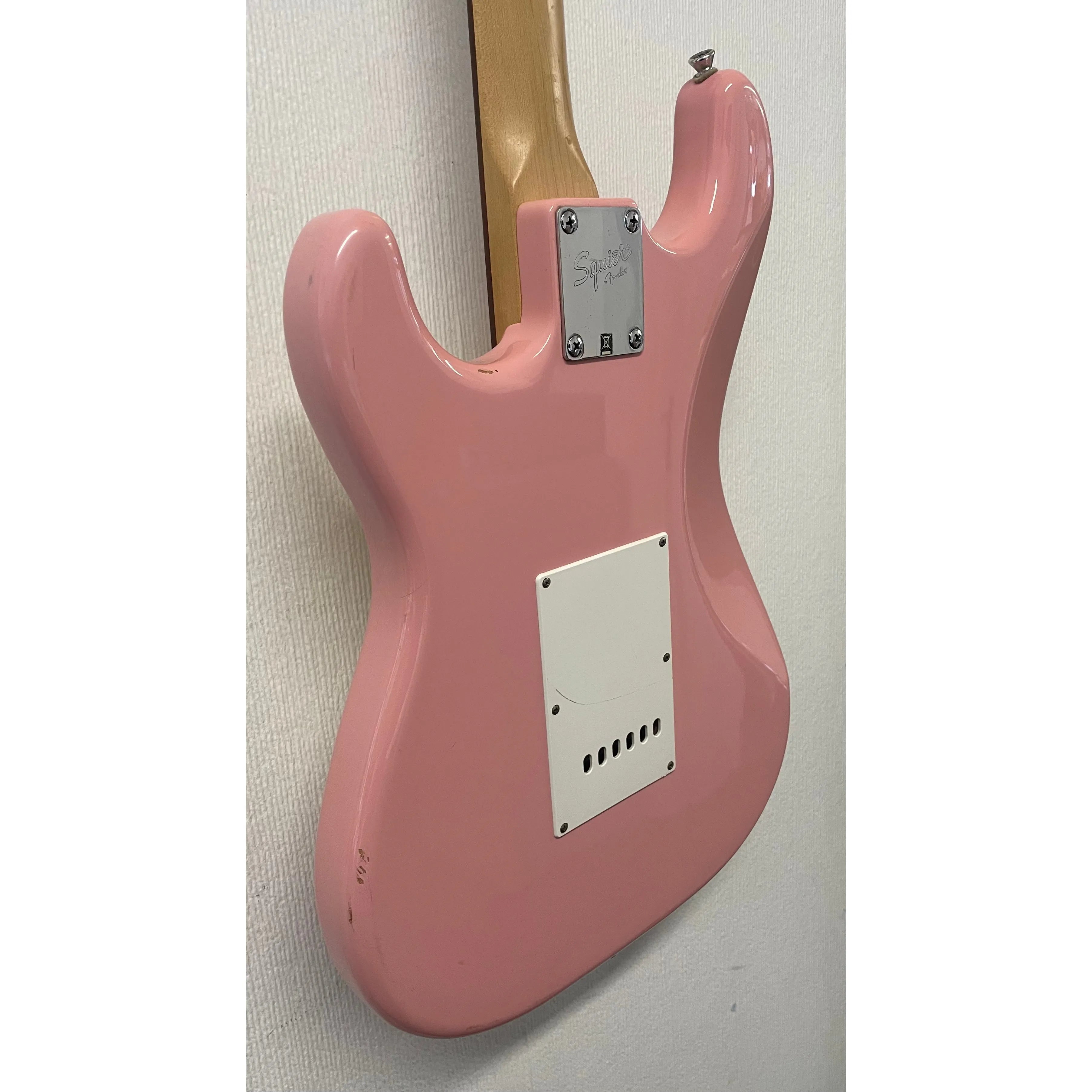 Squier Bullet Stratocaster Electric Guitar in Shell Pink Pre-Owned