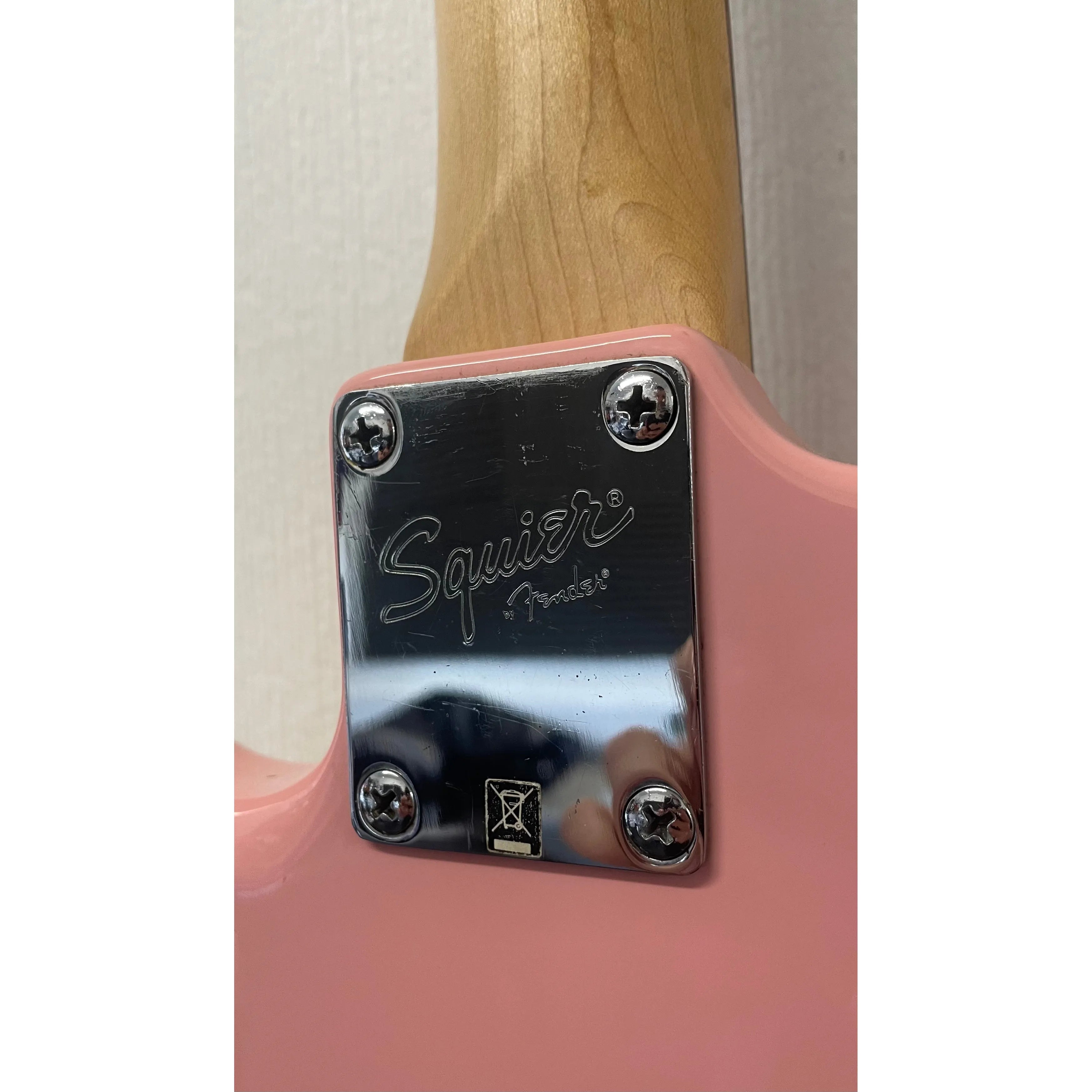 Squier Bullet Stratocaster Electric Guitar in Shell Pink Pre-Owned