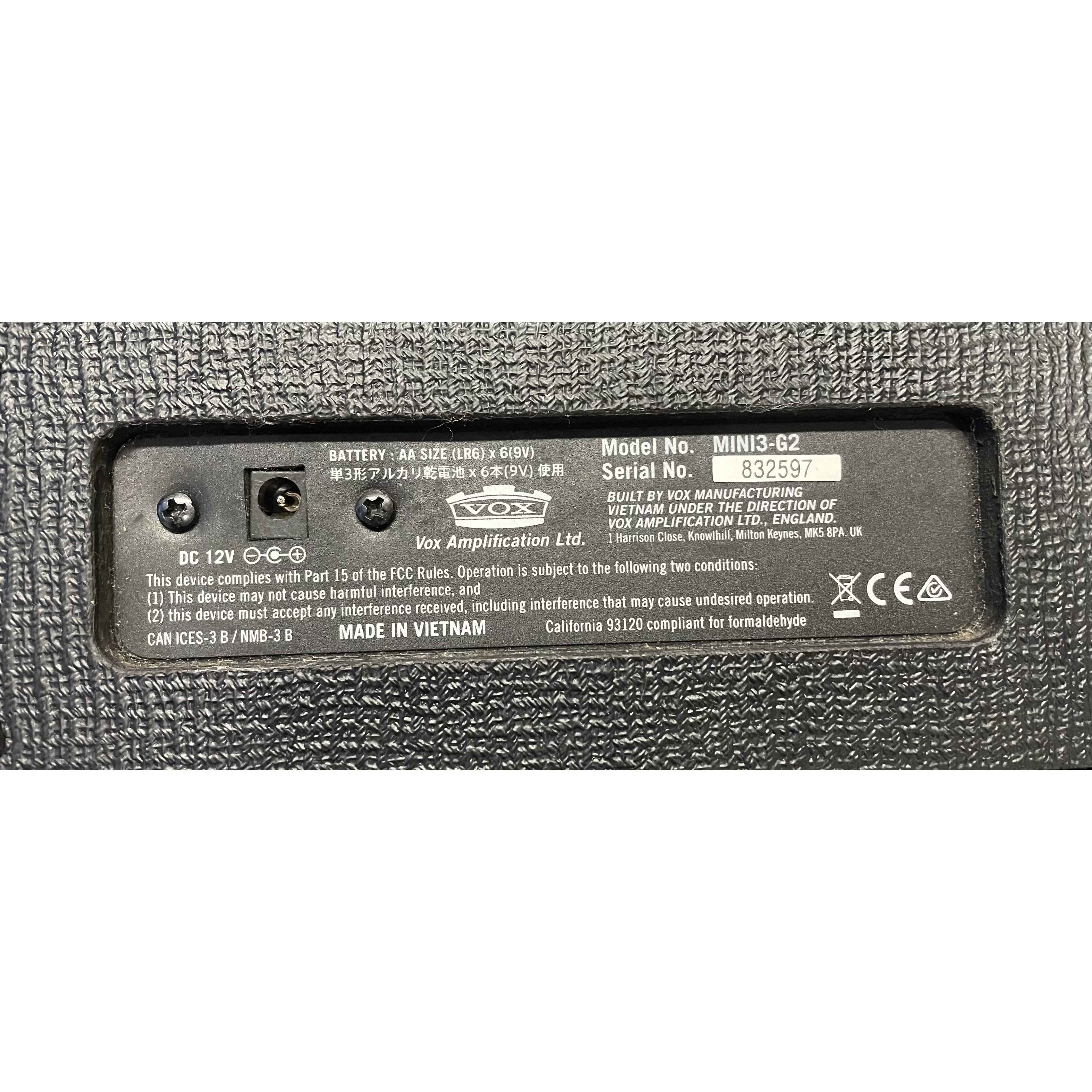 Vox Mini 3 G2 Electric Guitar Portable Combo Amplifier Pre-Owned