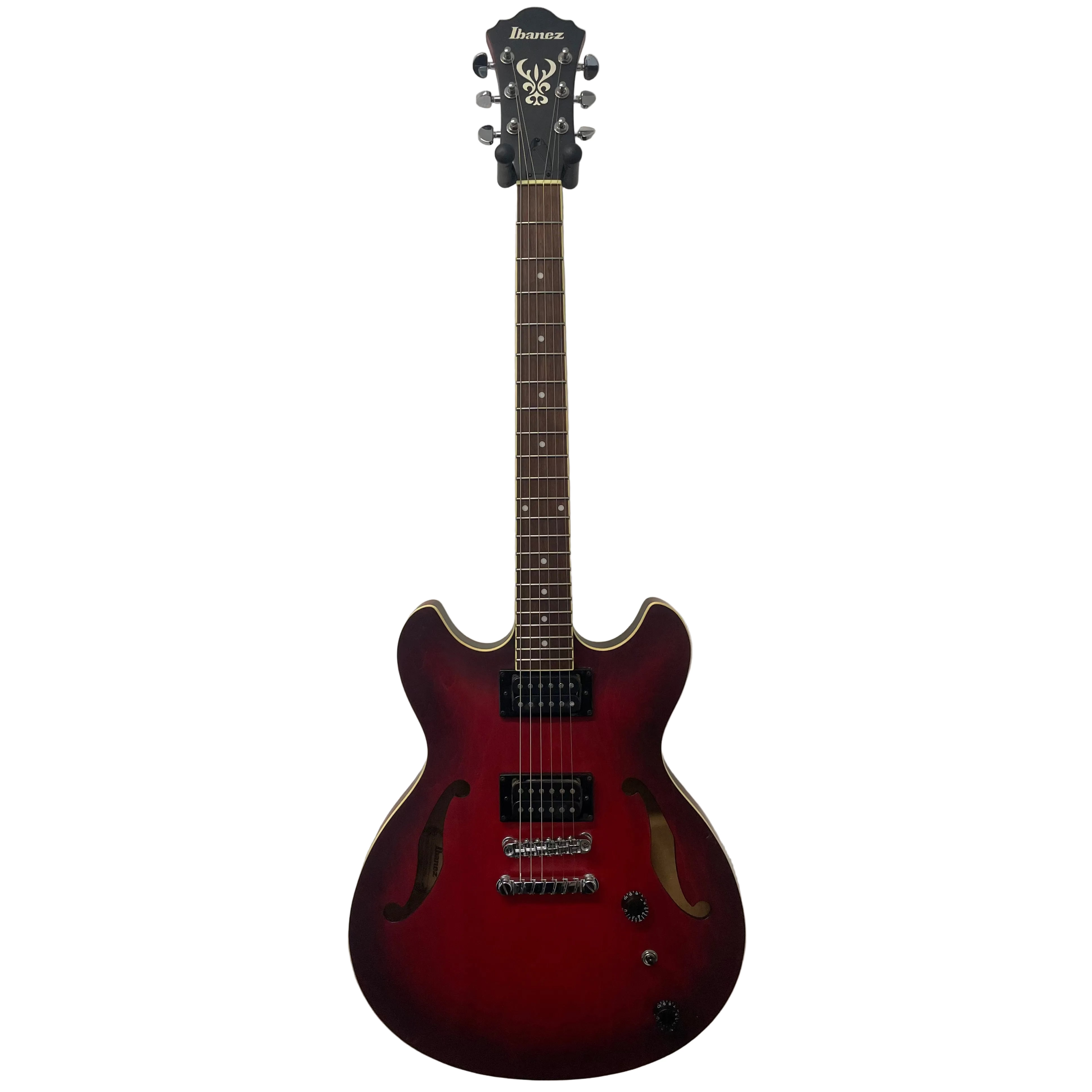 Ibanez Artcore AS53 Semi-Hollow Electric Guitar in Transparent Red Flat Pre-Owned