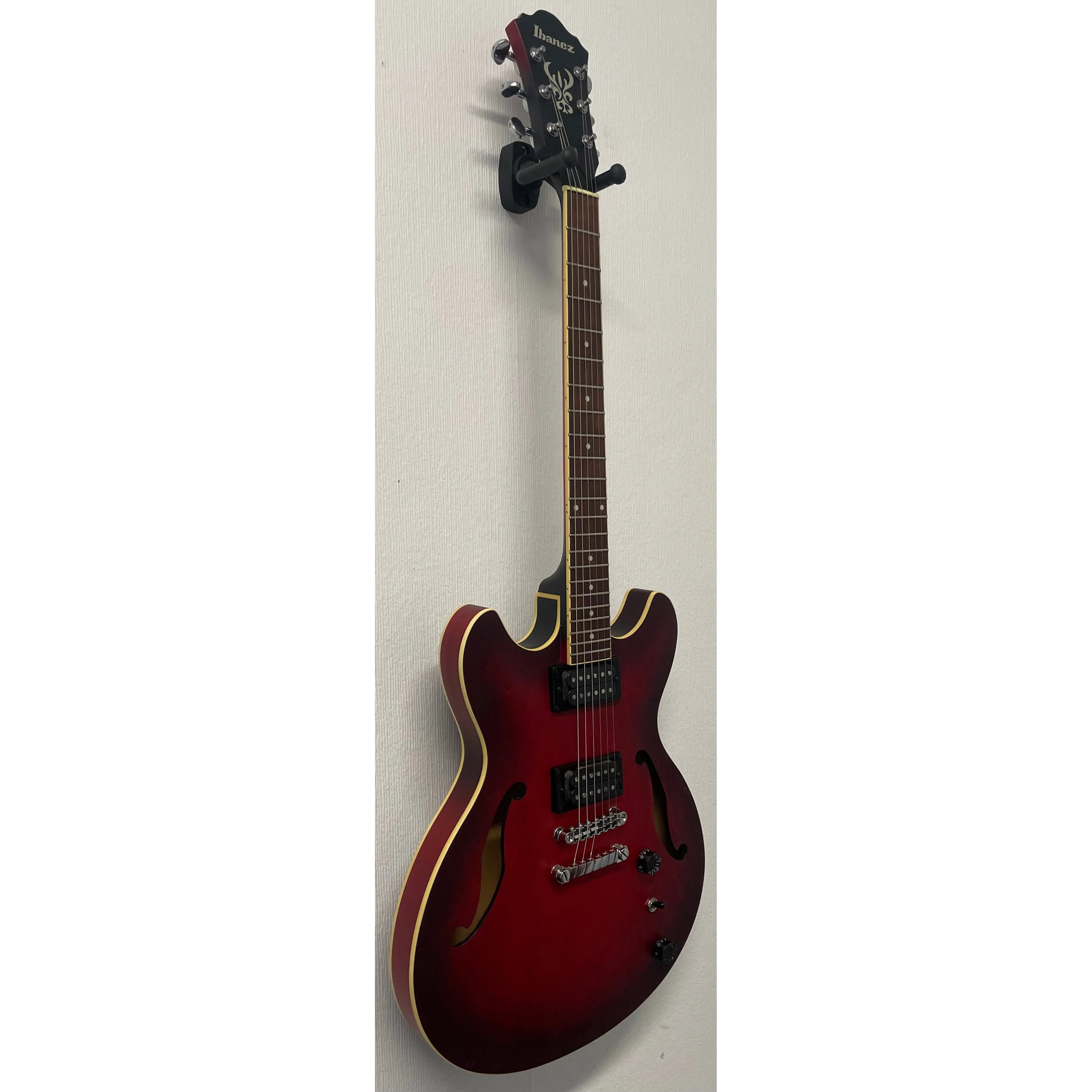 Ibanez Artcore AS53 Semi-Hollow Electric Guitar in Transparent Red Flat Pre-Owned