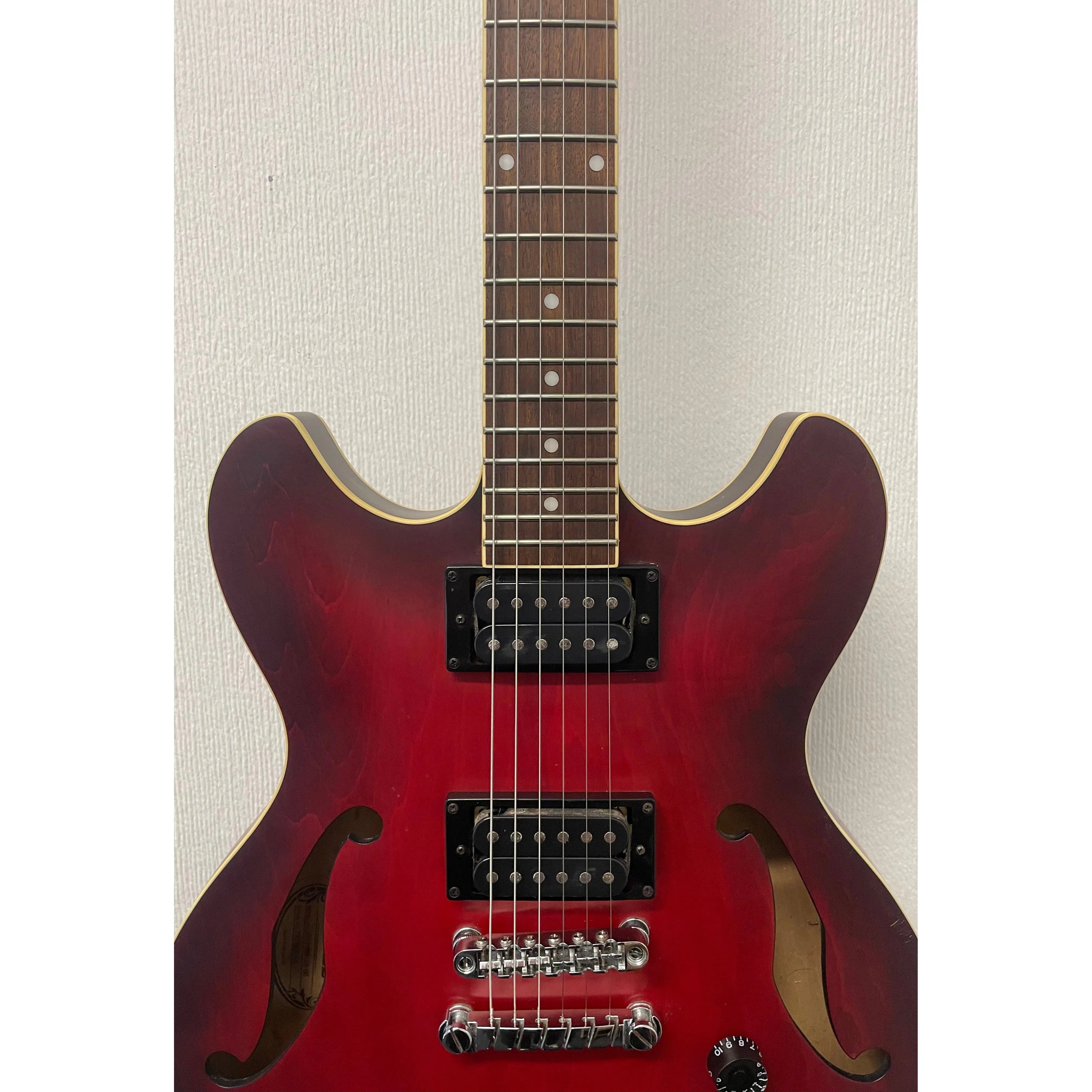 Ibanez Artcore AS53 Semi-Hollow Electric Guitar in Transparent Red Flat Pre-Owned
