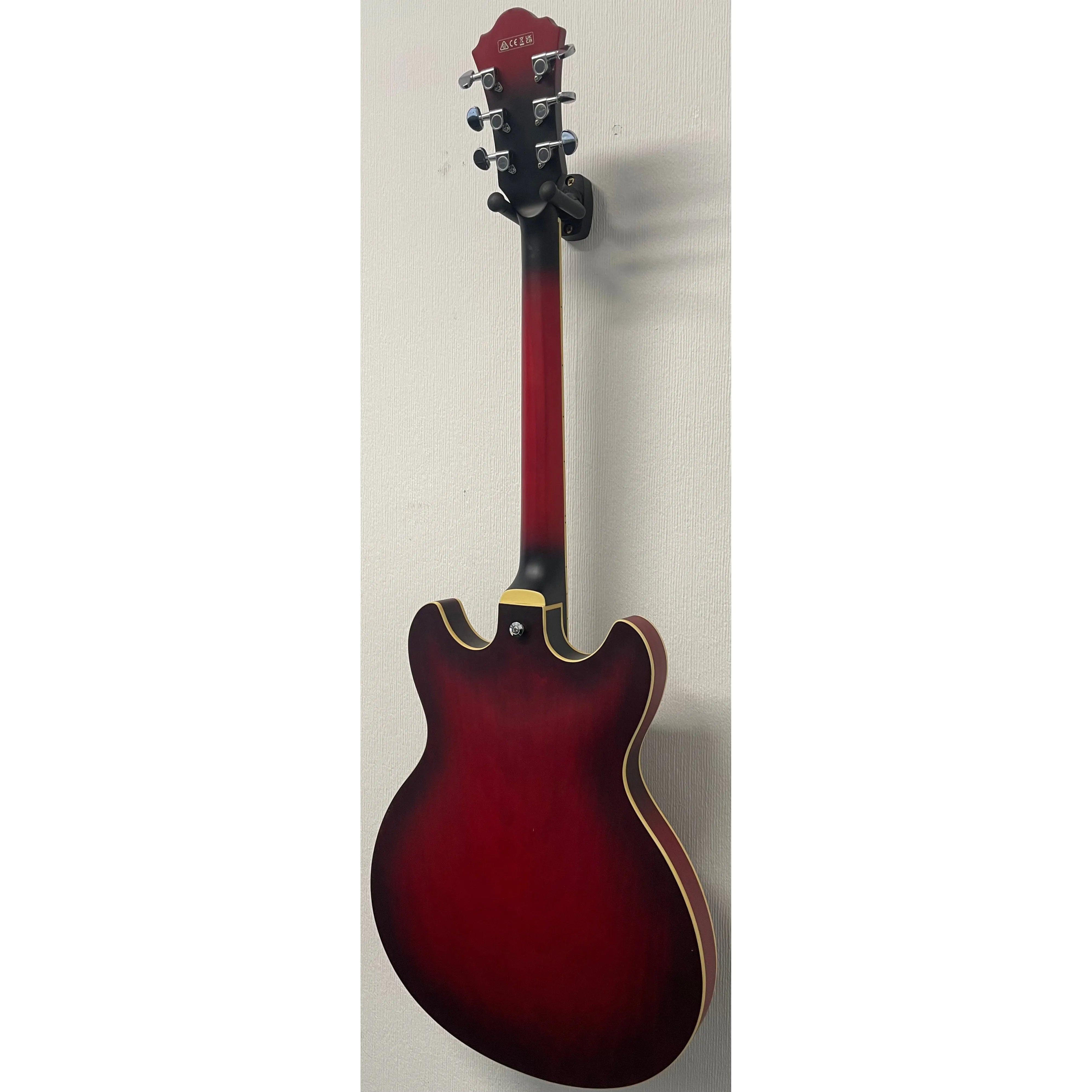 Ibanez Artcore AS53 Semi-Hollow Electric Guitar in Transparent Red Flat Pre-Owned