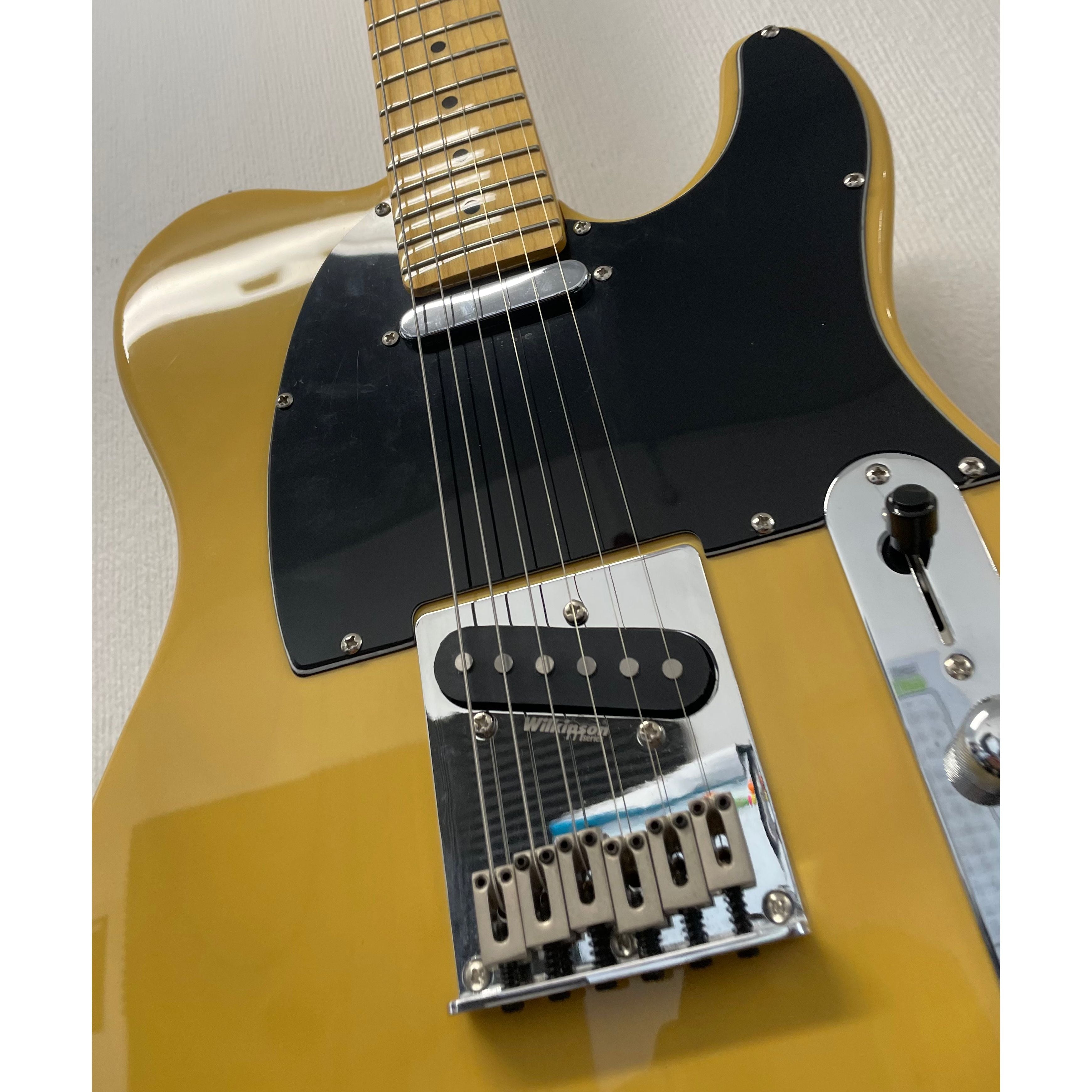 Gary E Levinson Edge Telecaster Style Electric Guitar in Butterscotch Blonde with Gigbag Pre-Owned