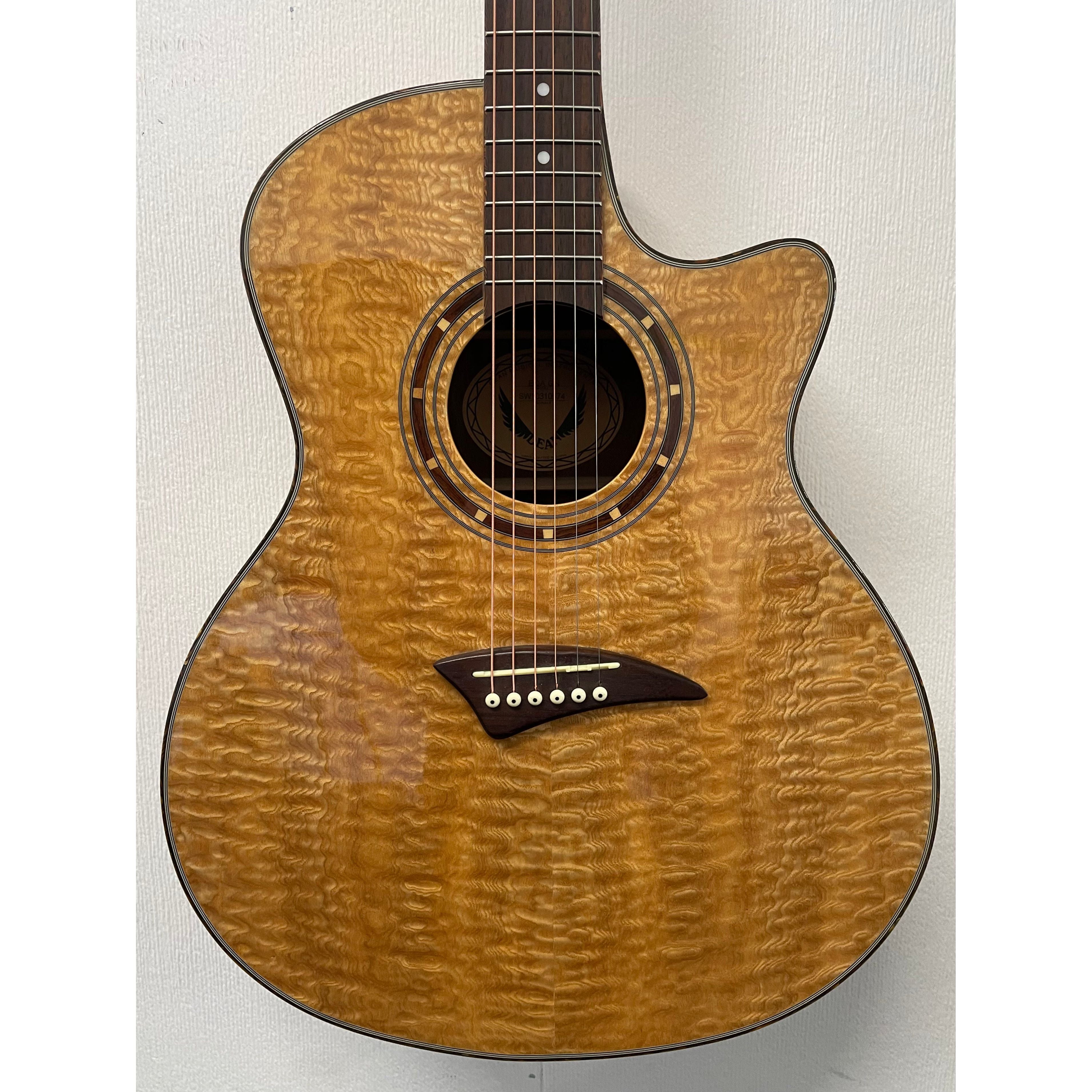 Dean EGA-GN Exotica Quilted Ash Electro Acoustic Guitar Pre-Owned