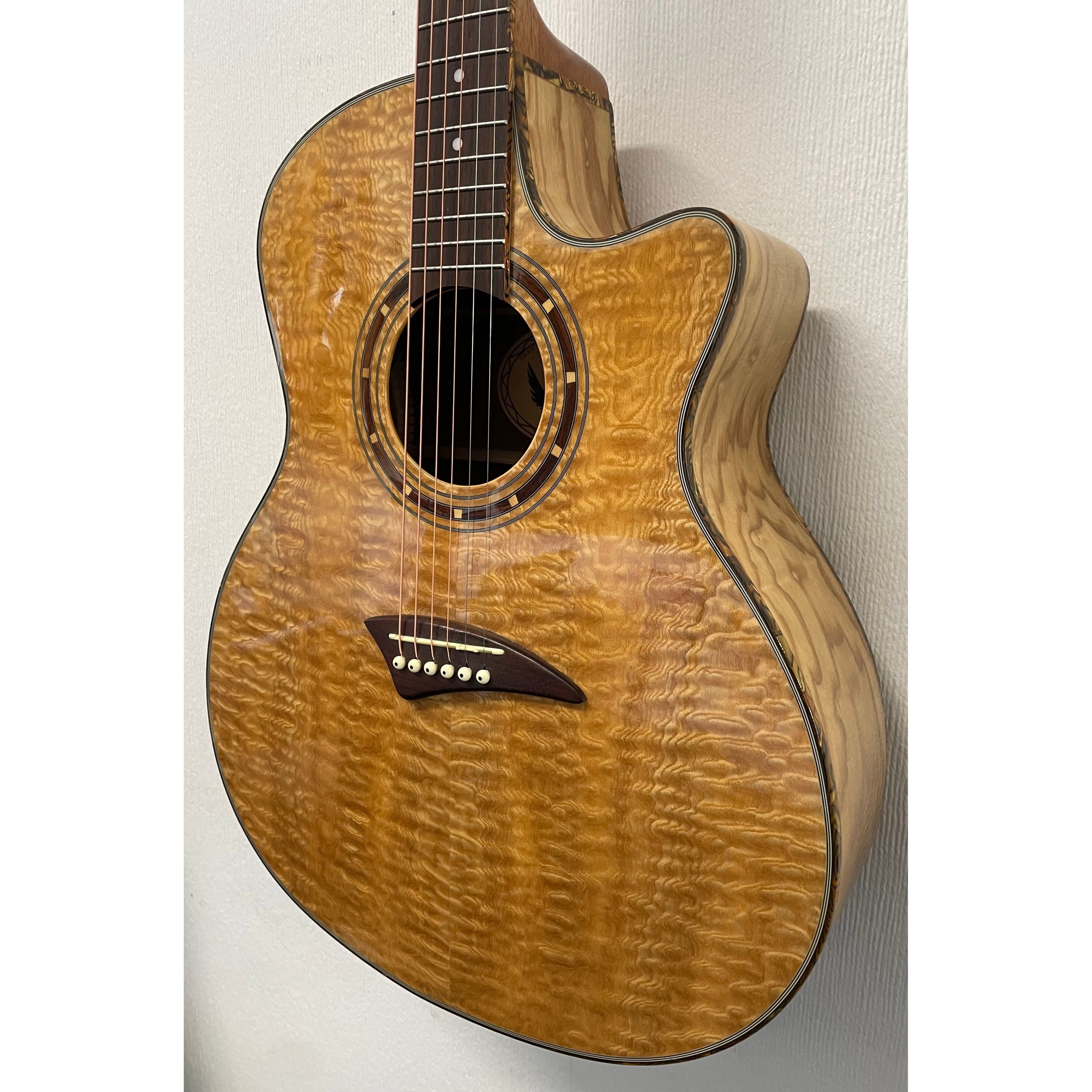 Dean EGA-GN Exotica Quilted Ash Electro Acoustic Guitar Pre-Owned