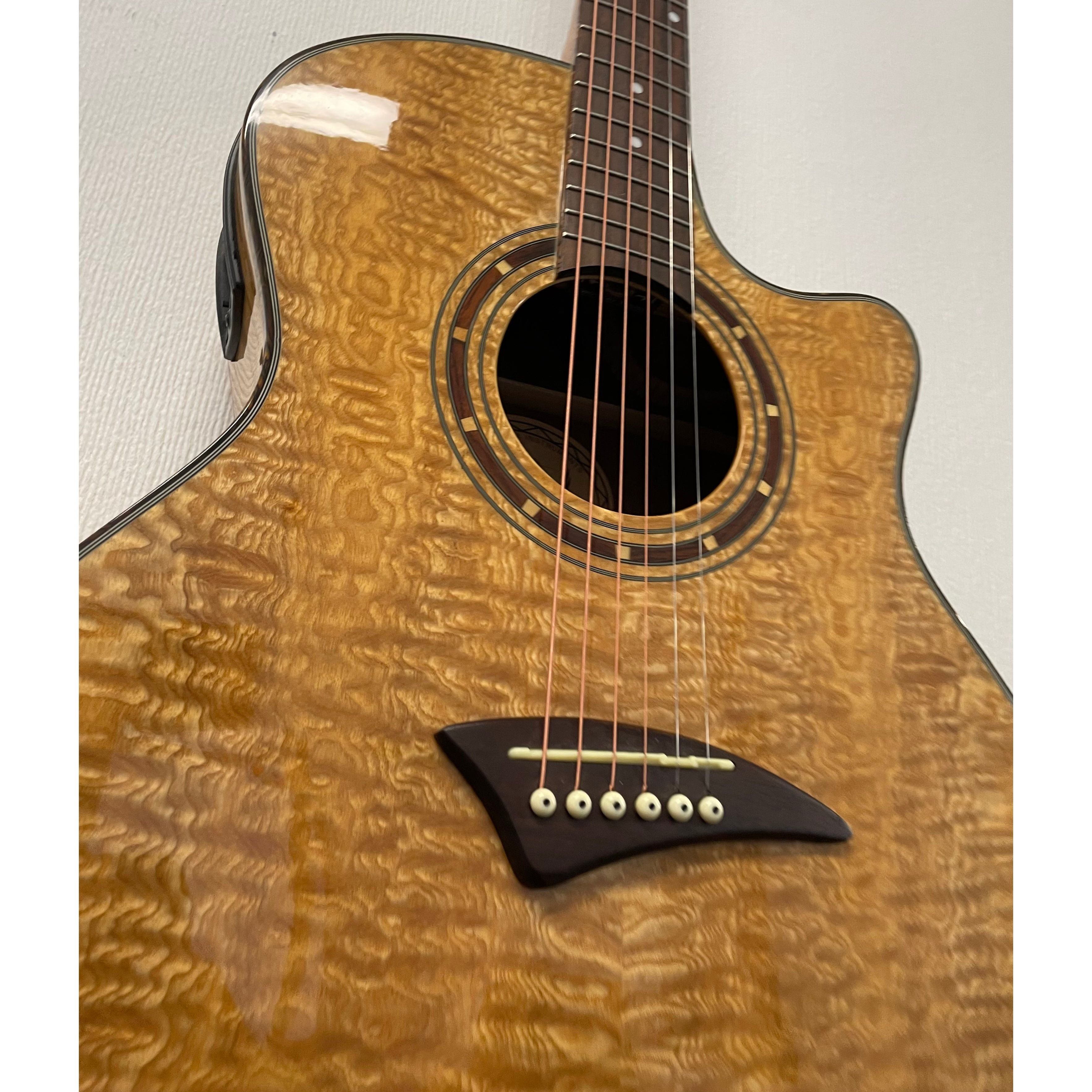 Dean EGA-GN Exotica Quilted Ash Electro Acoustic Guitar Pre-Owned