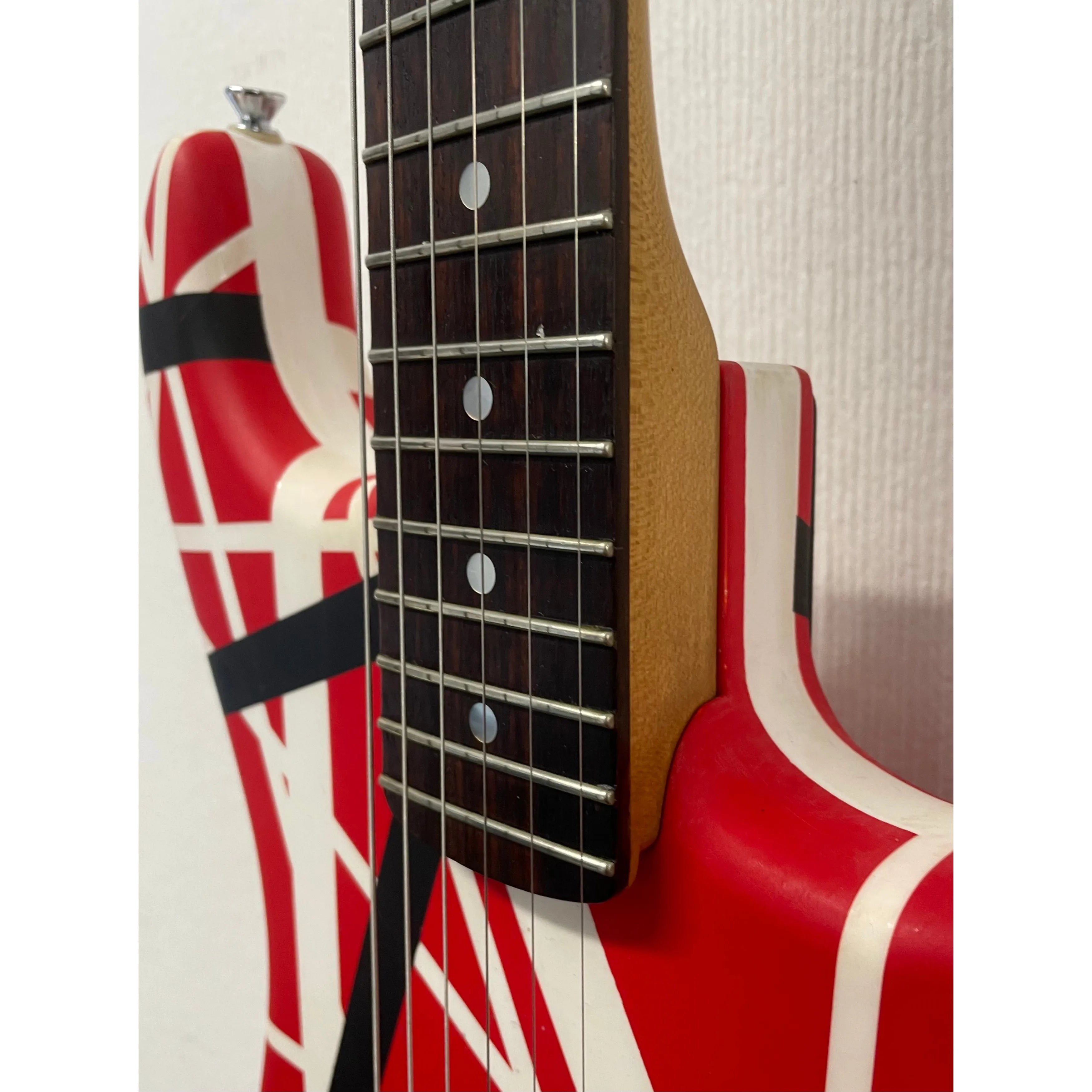 Kramer Baretta 80's Electric Guitar with Floyd Rose Refinished to an EVH Style Pre-Owned