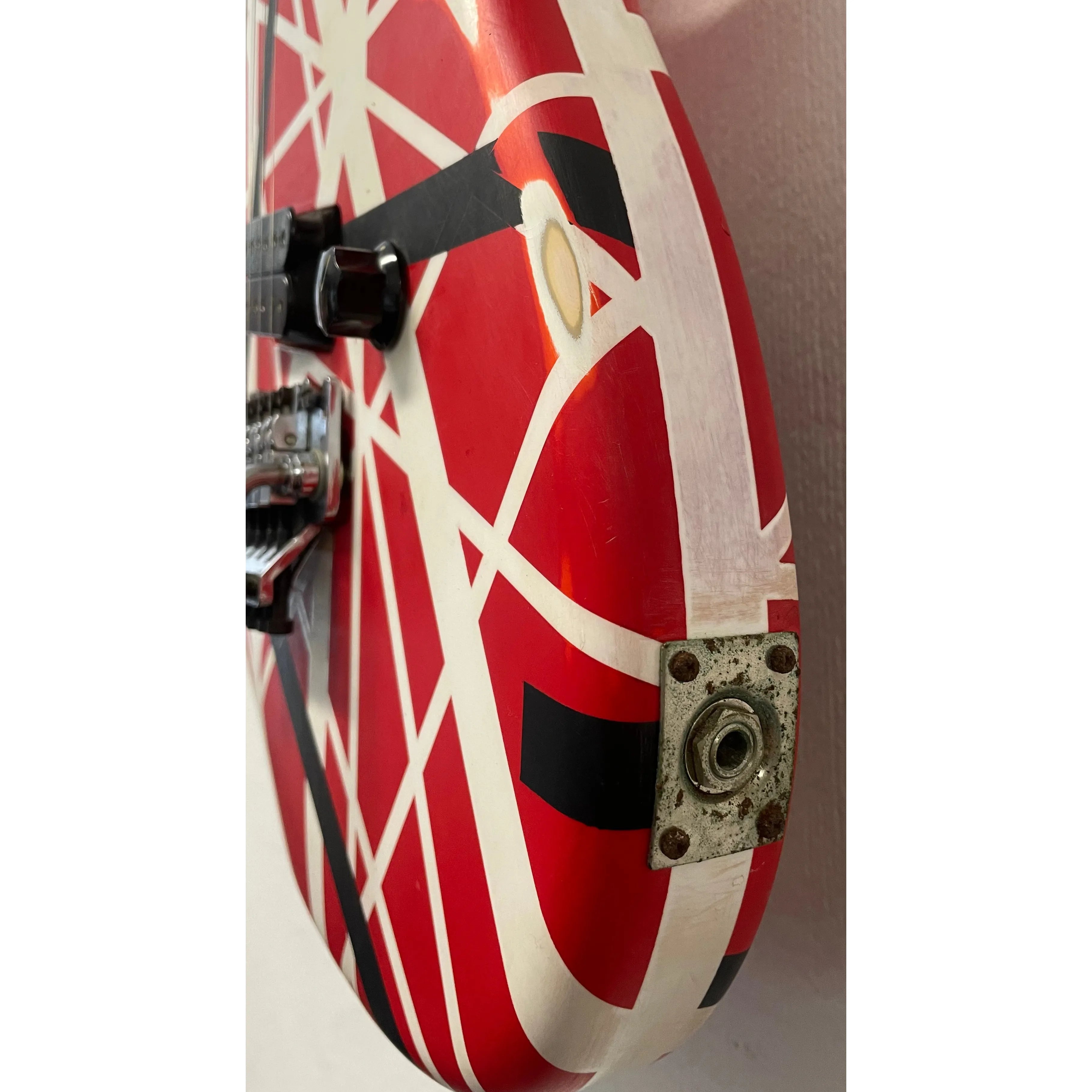 Kramer Baretta 80's Electric Guitar with Floyd Rose Refinished to an EVH Style Pre-Owned