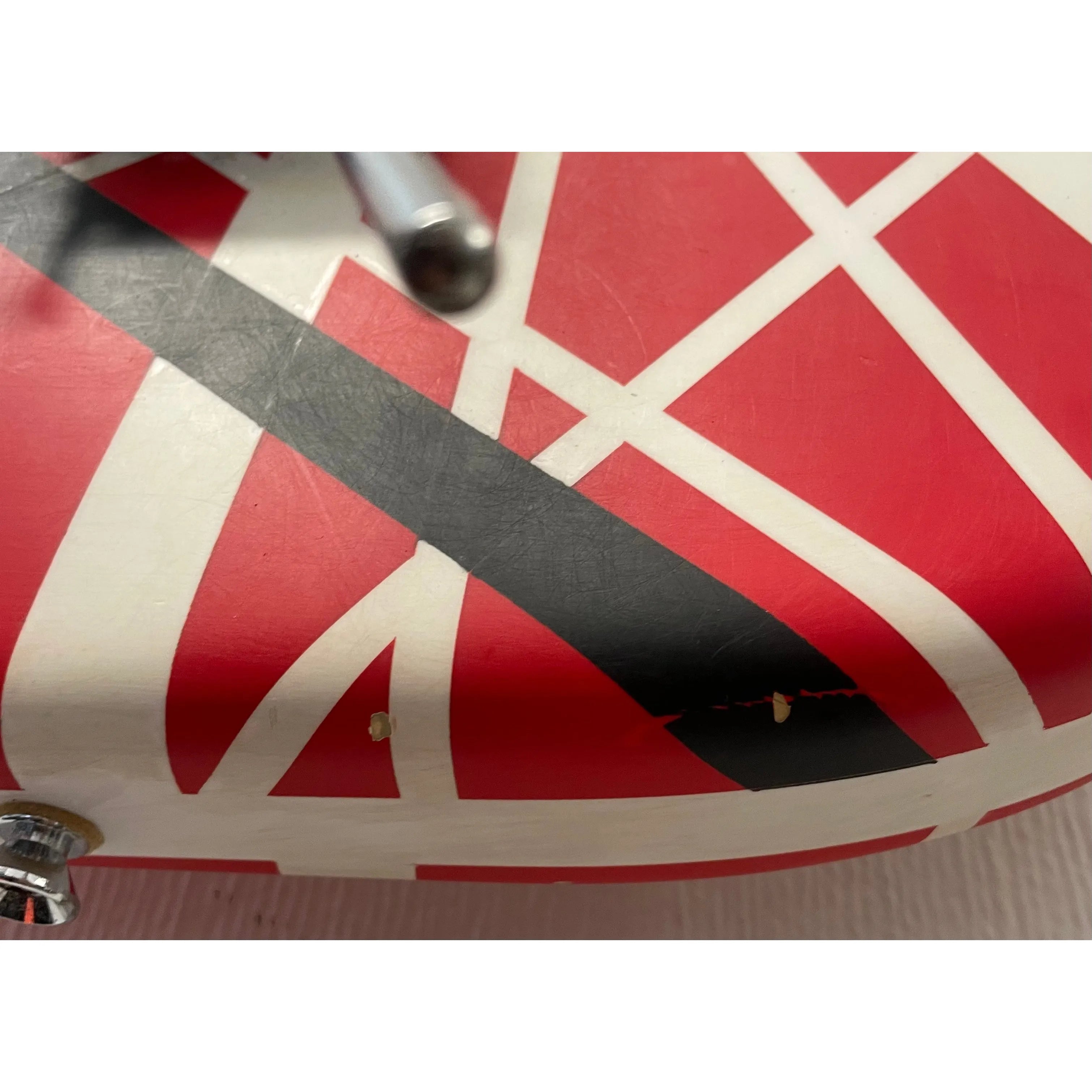 Kramer Baretta 80's Electric Guitar with Floyd Rose Refinished to an EVH Style Pre-Owned