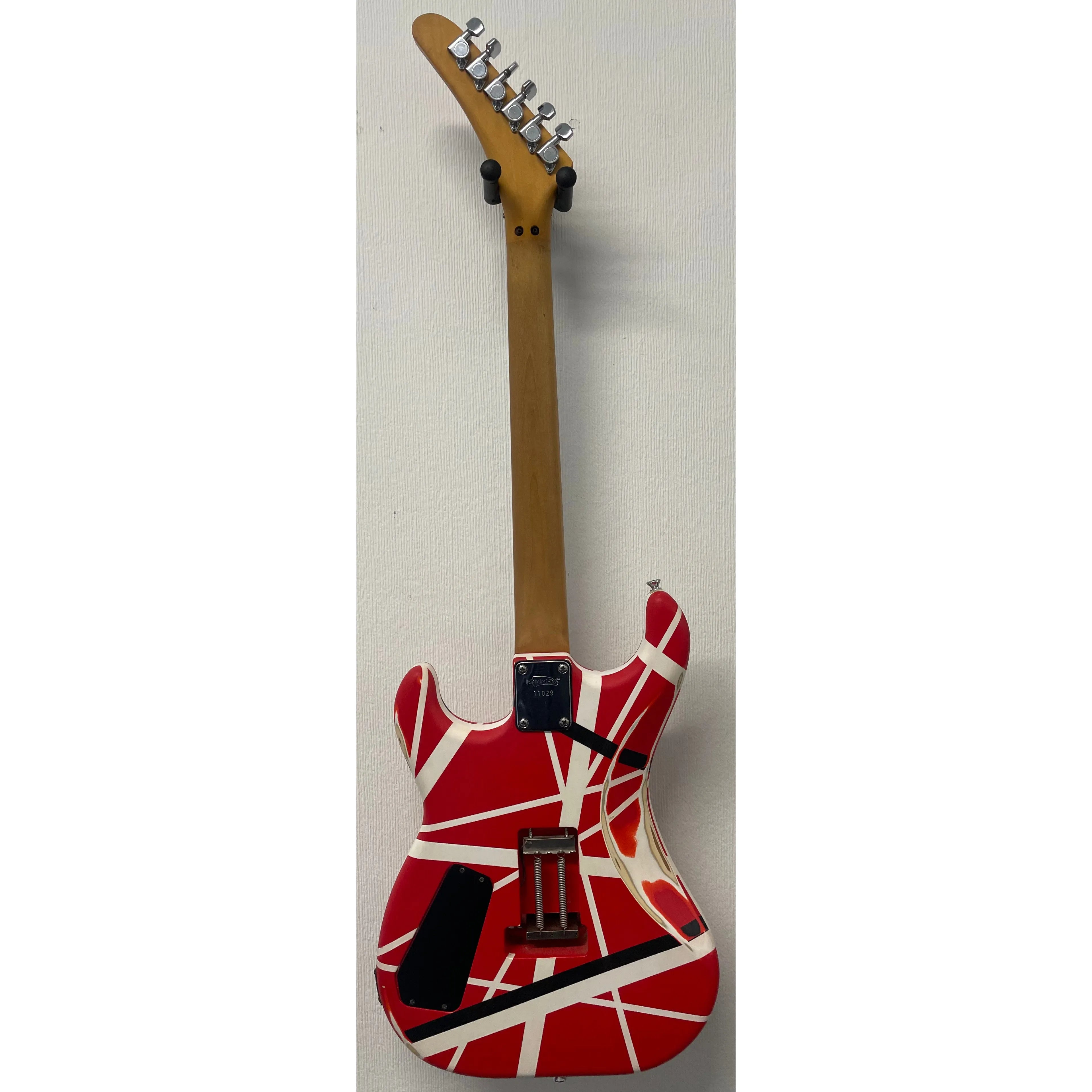 Kramer Baretta 80's Electric Guitar with Floyd Rose Refinished to an EVH Style Pre-Owned