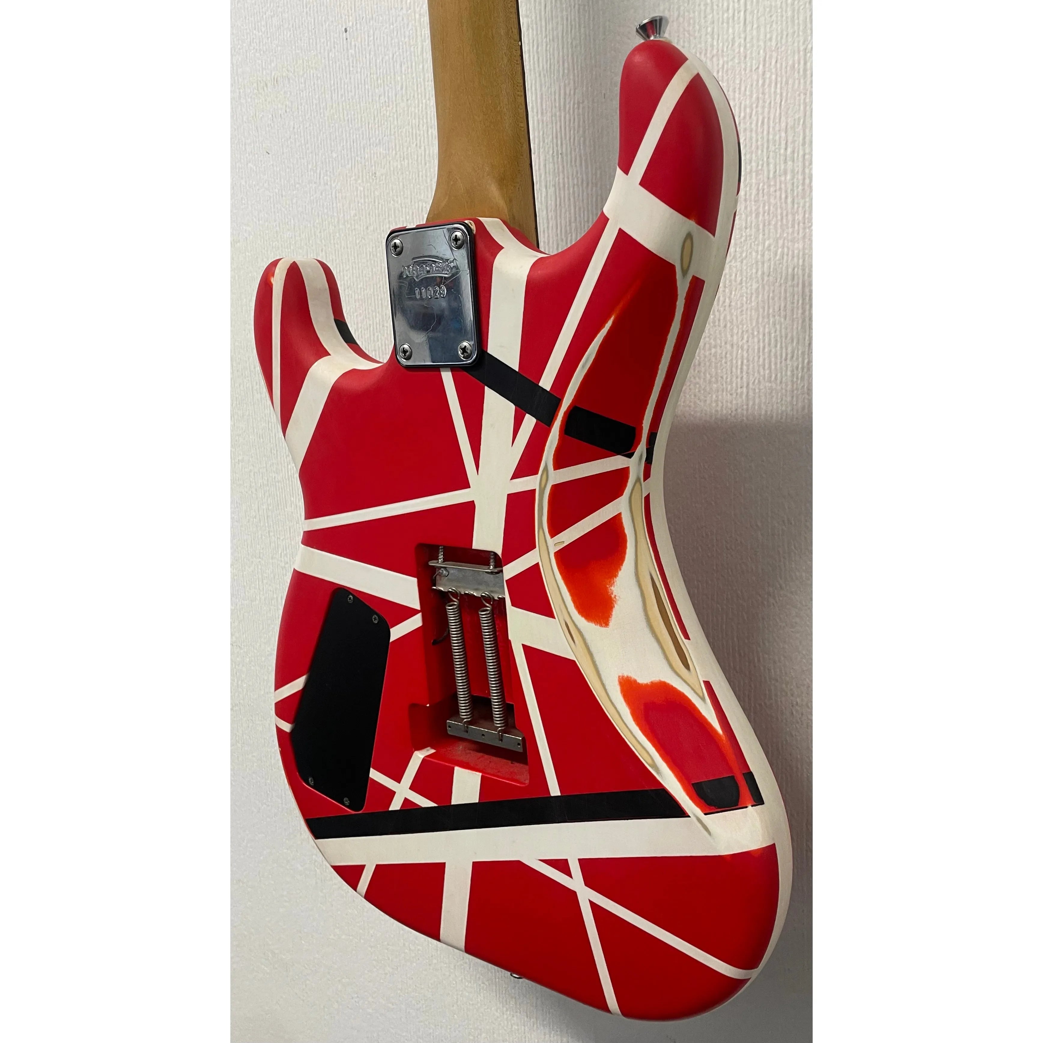 Kramer Baretta 80's Electric Guitar with Floyd Rose Refinished to an EVH Style Pre-Owned