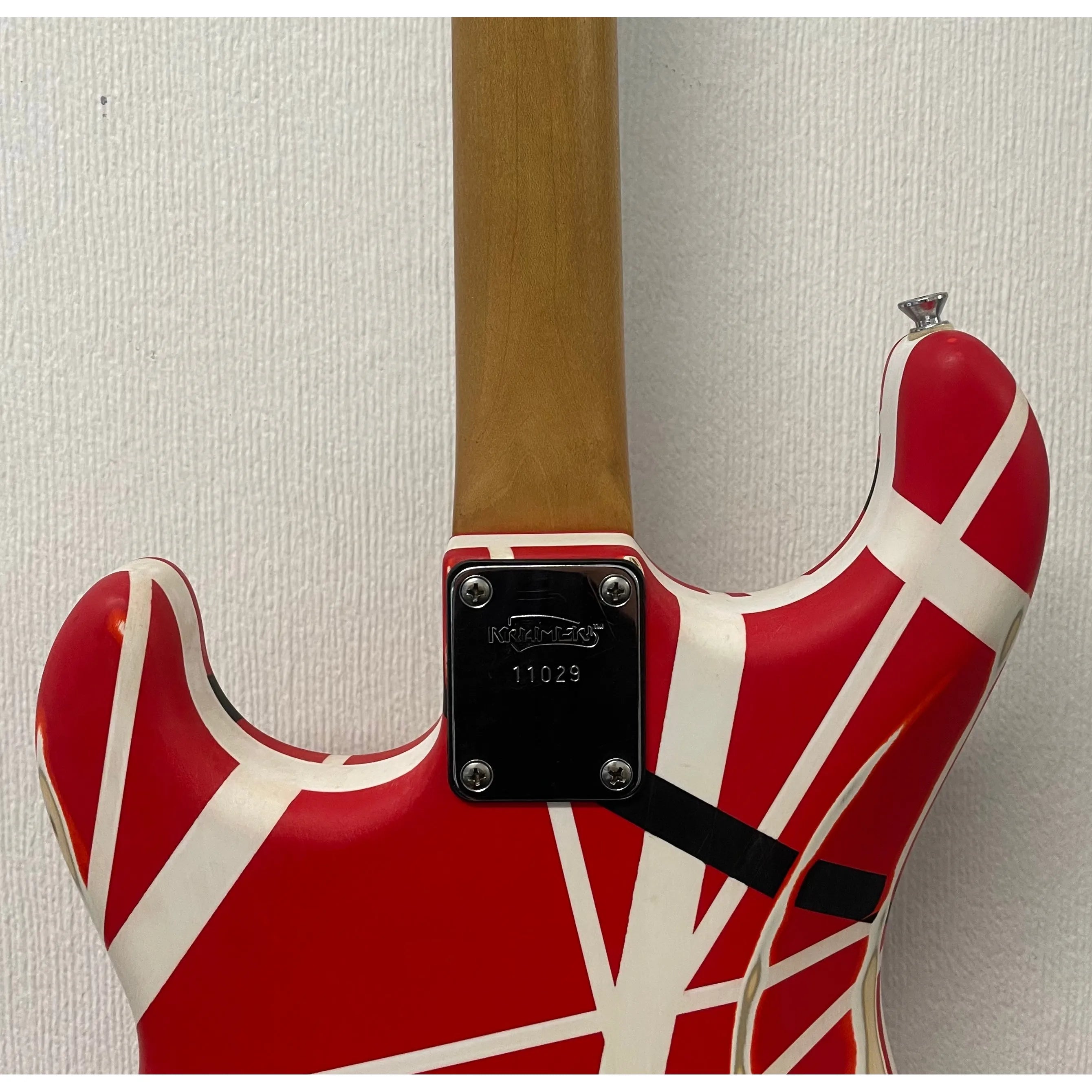 Kramer Baretta 80's Electric Guitar with Floyd Rose Refinished to an EVH Style Pre-Owned