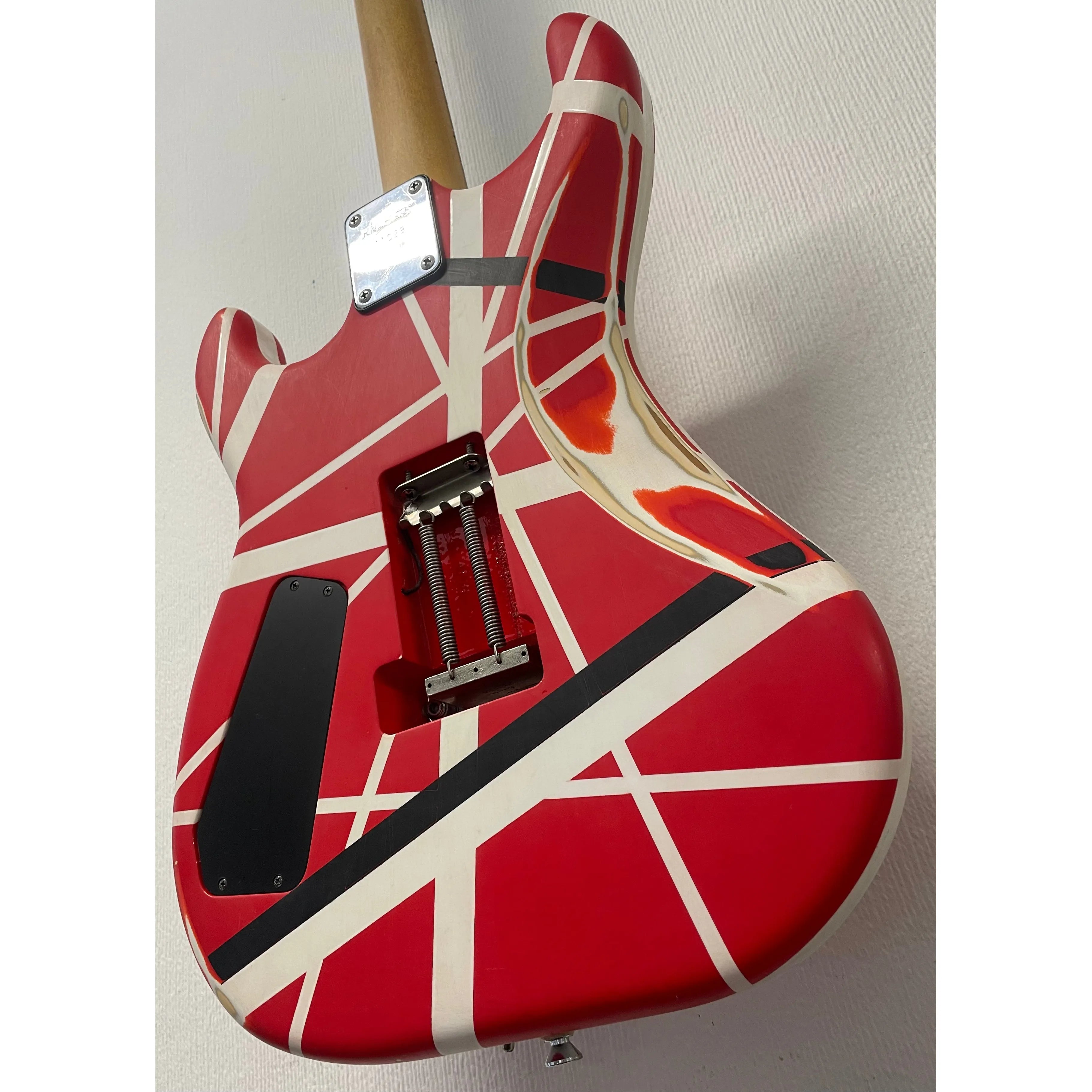 Kramer Baretta 80's Electric Guitar with Floyd Rose Refinished to an EVH Style Pre-Owned