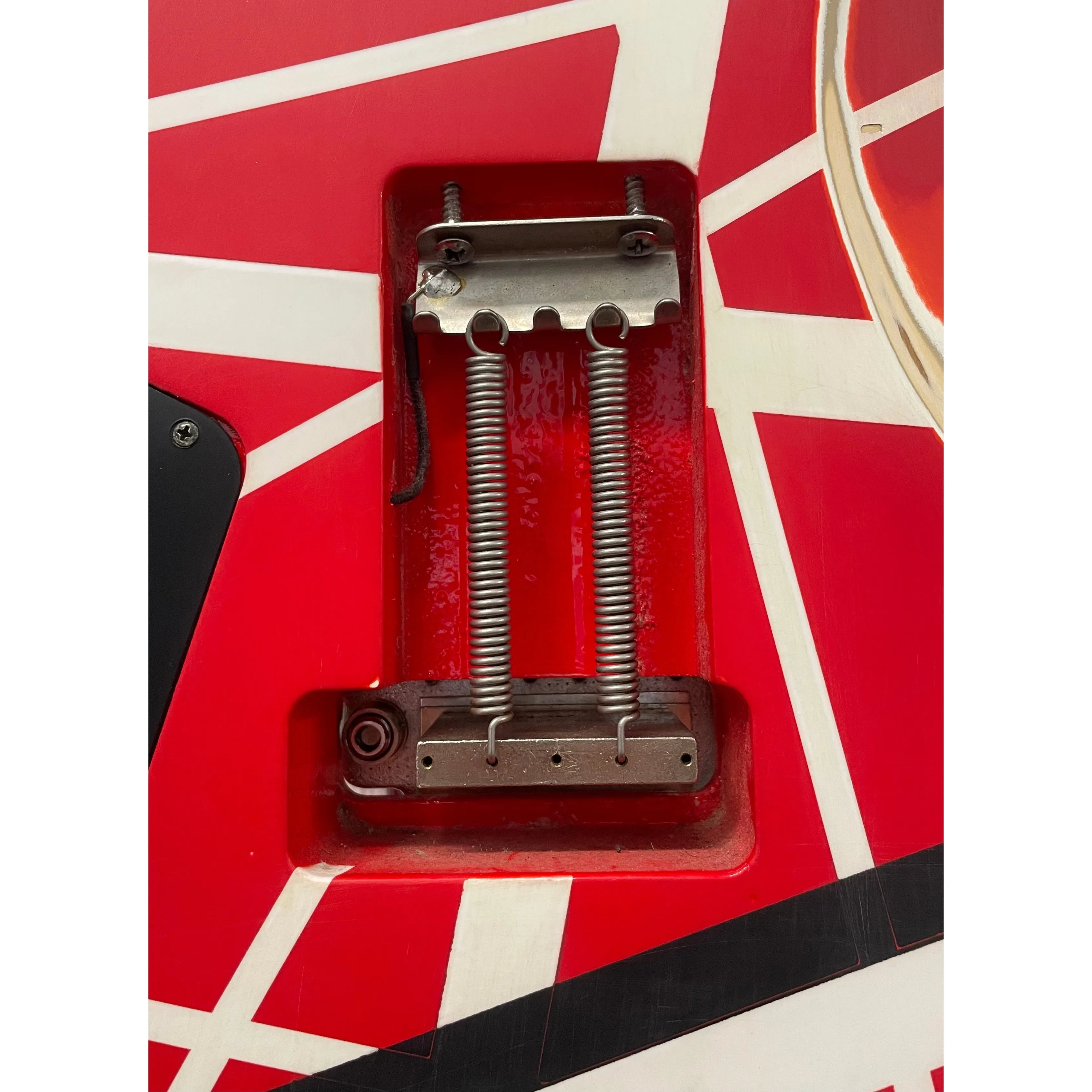 Kramer Baretta 80's Electric Guitar with Floyd Rose Refinished to an EVH Style Pre-Owned