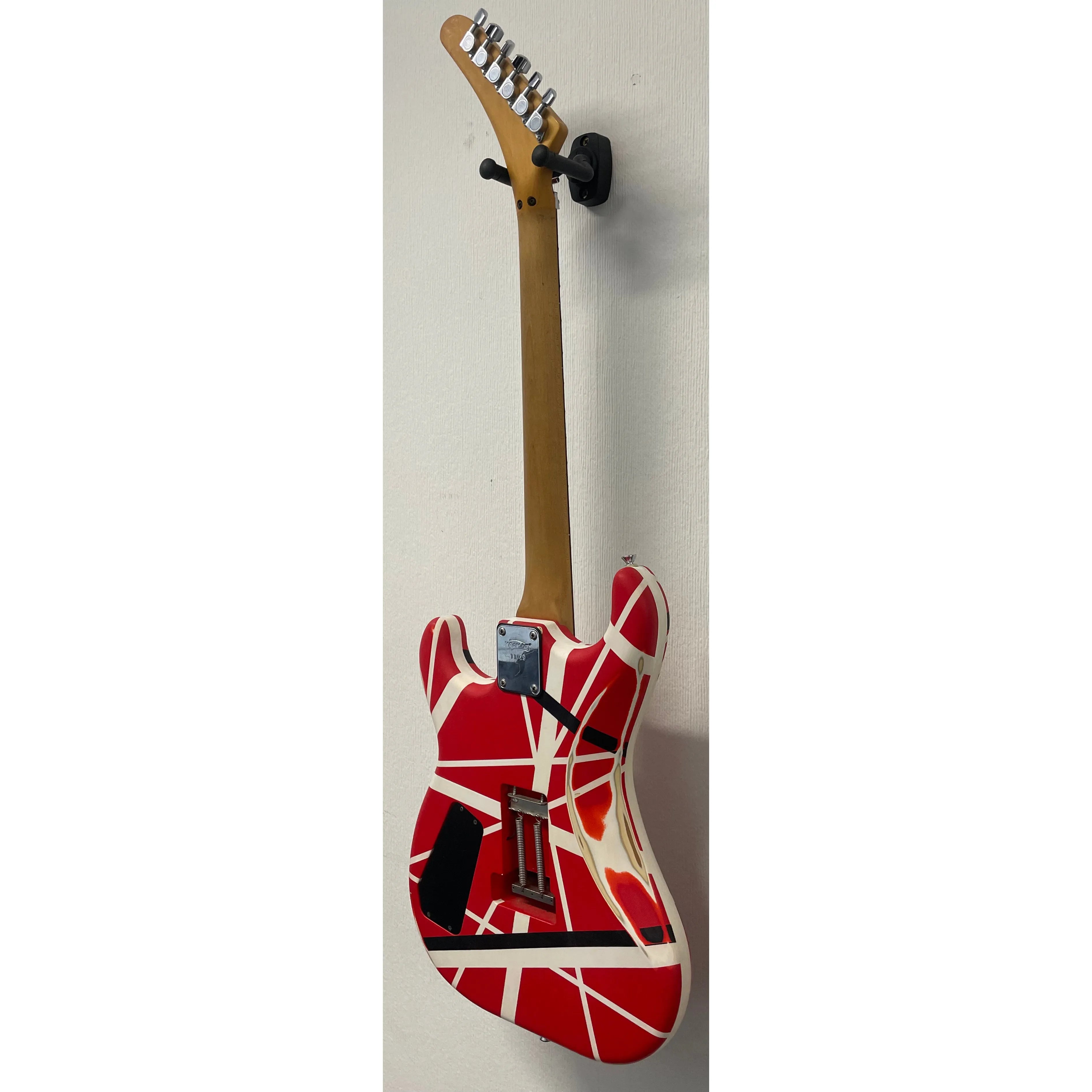 Kramer Baretta 80's Electric Guitar with Floyd Rose Refinished to an EVH Style Pre-Owned